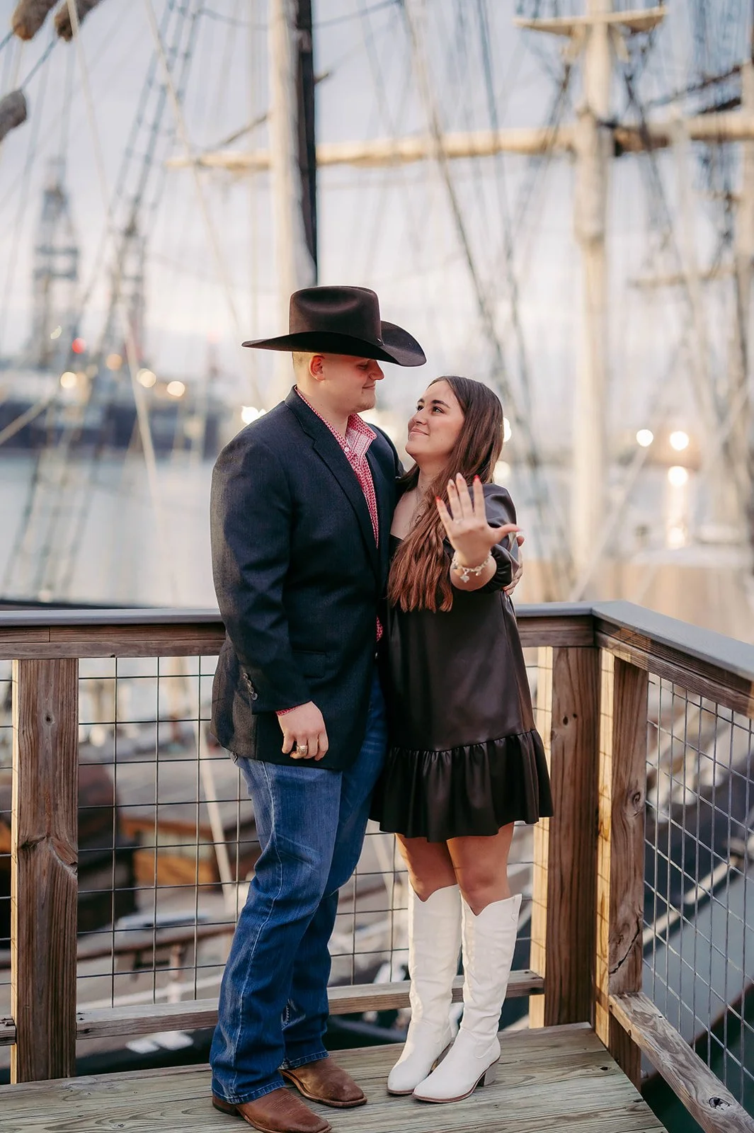 Abby + Daniel Proposal at Fisherman's Wharf