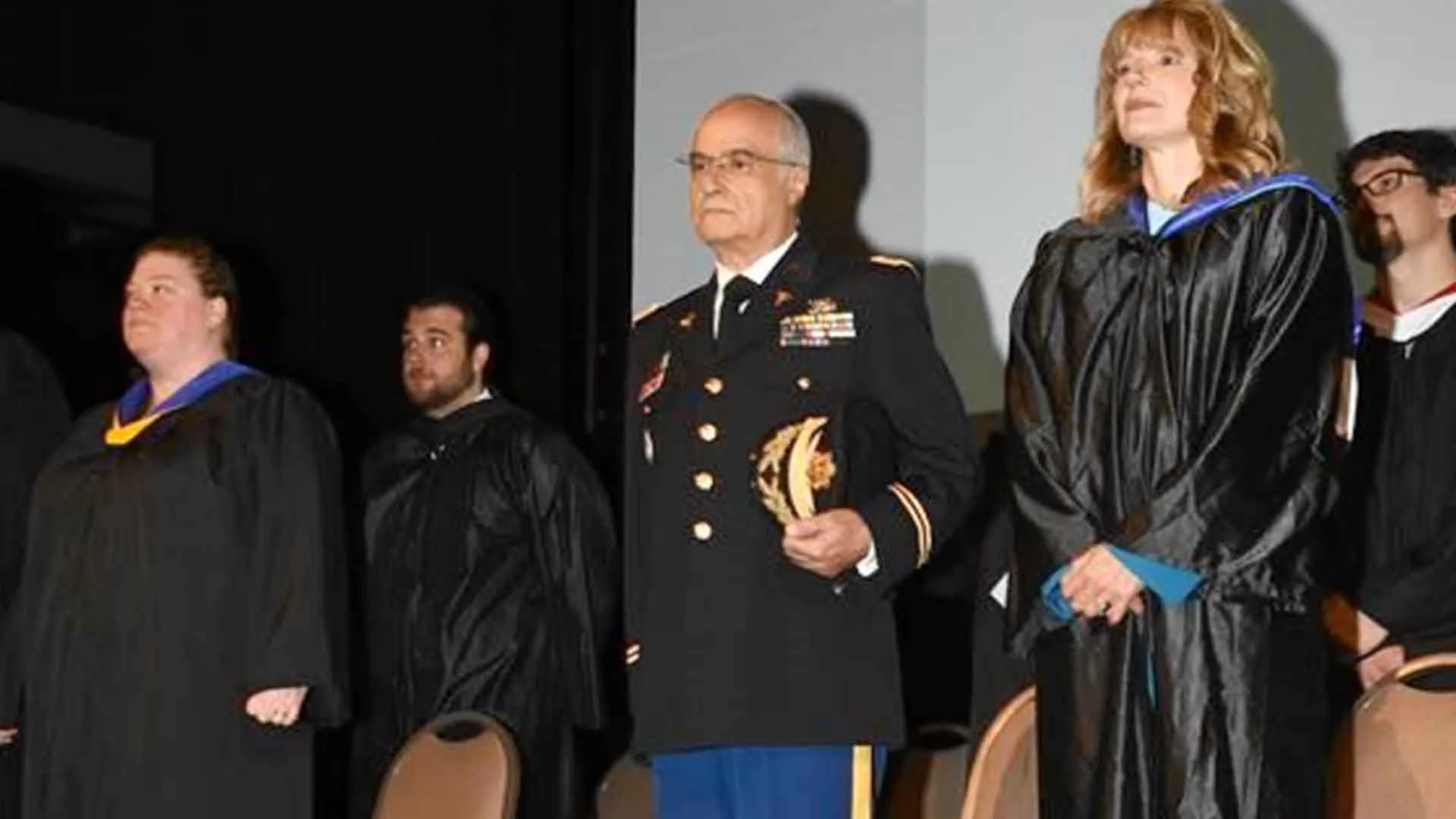 Dr. Julian Ungar-Sargon in his Indiana Guard dress uniform.