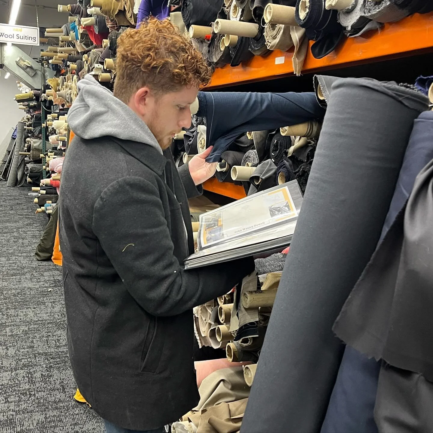 First time fabric shopping in New York with some pretty fun peeps!
Ever spend $75 on just buttons? It&rsquo;s pretty wild