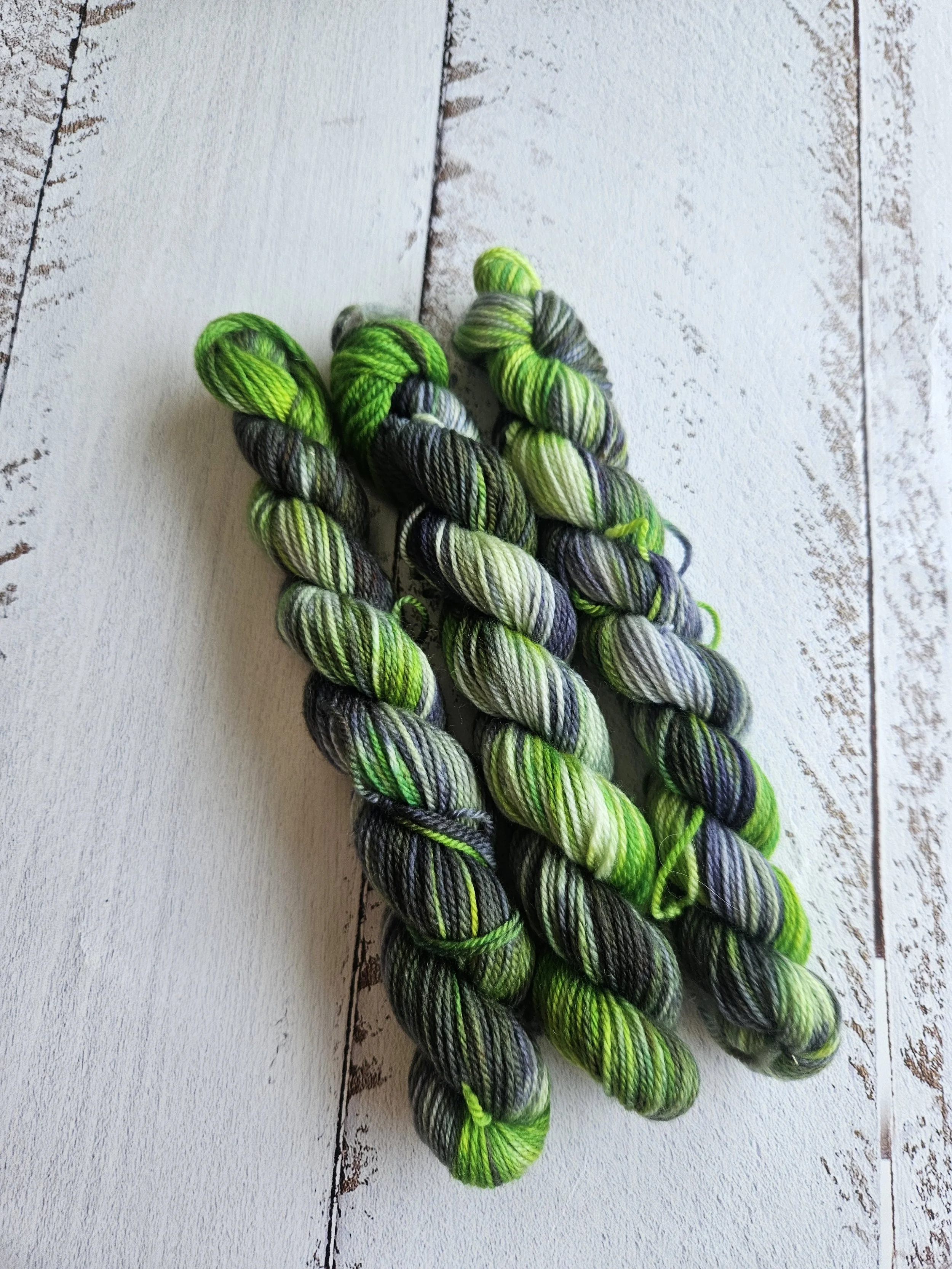 Fingering Mini Skein- New Growth