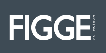 FIGGE Art Museum logo with white text on a dark background