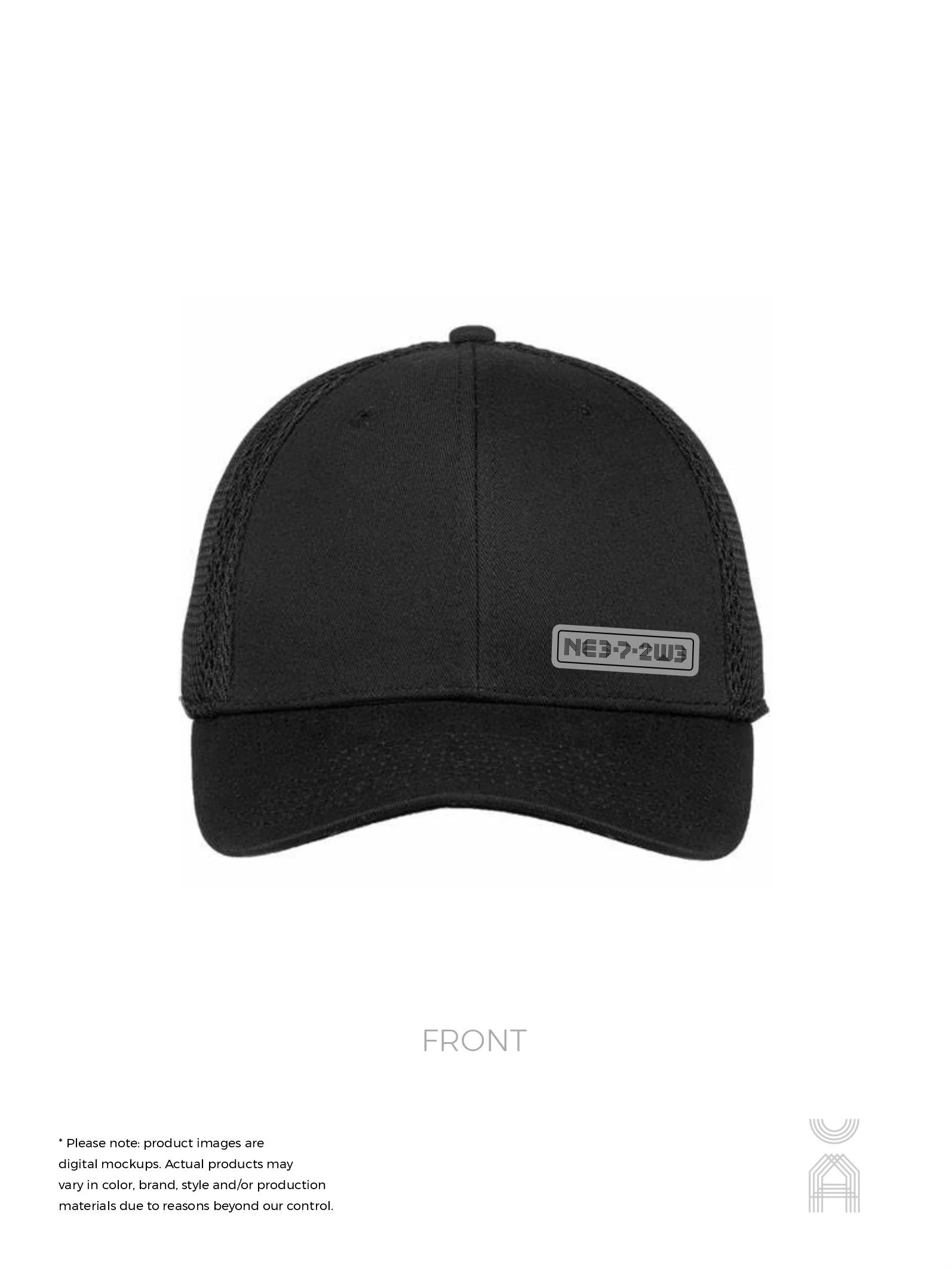 LAND LOCATION New Era® Adjustable Structured Cap |  Black | Unisex