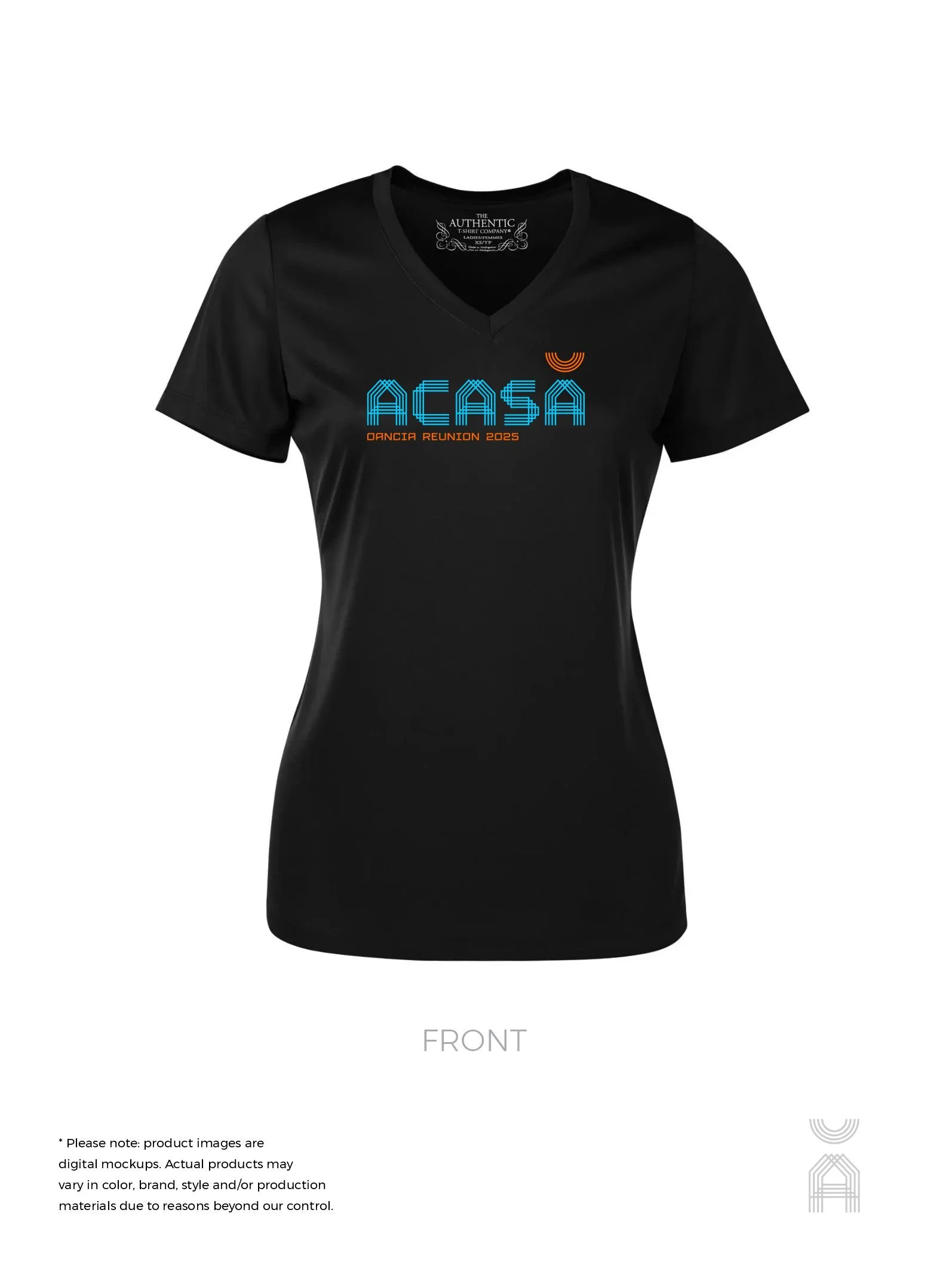 ACASA 2025 Tee | Black | Female
