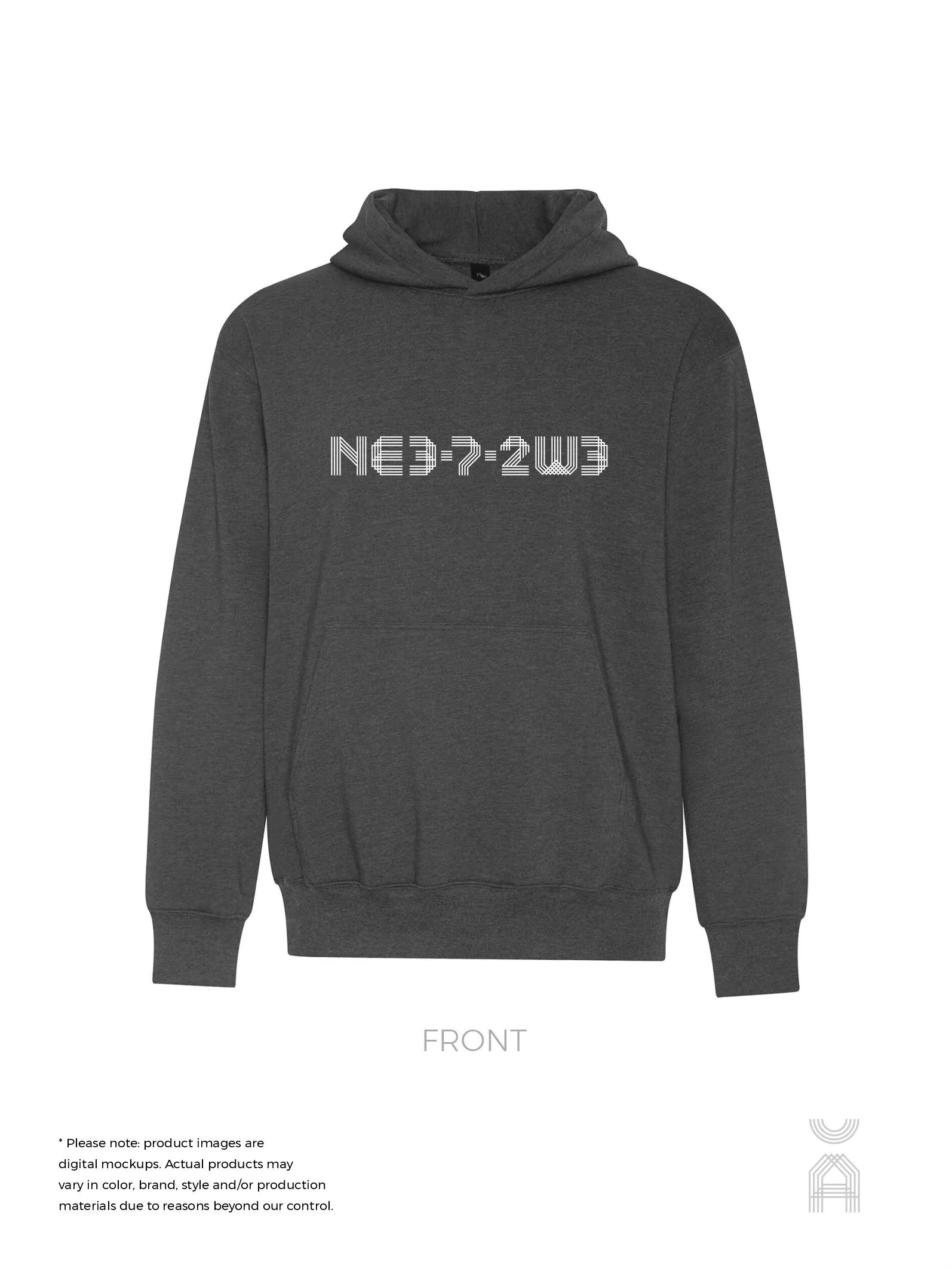 LAND LOCATION (No Reunion) Hoodie | Charcoal | Unisex