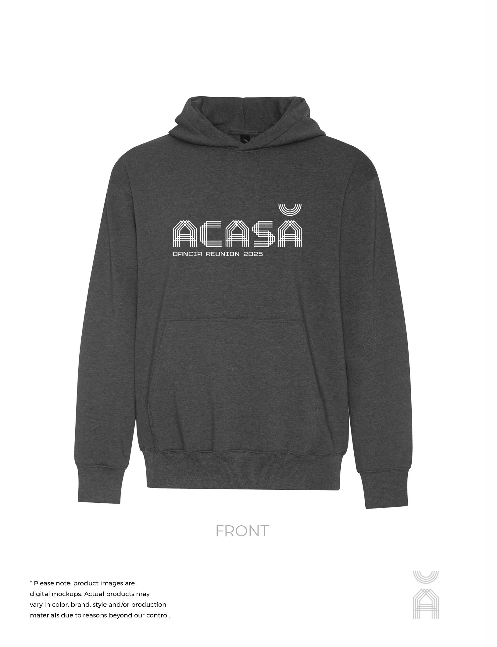 ACASA Hoodie | Charcoal | Unisex