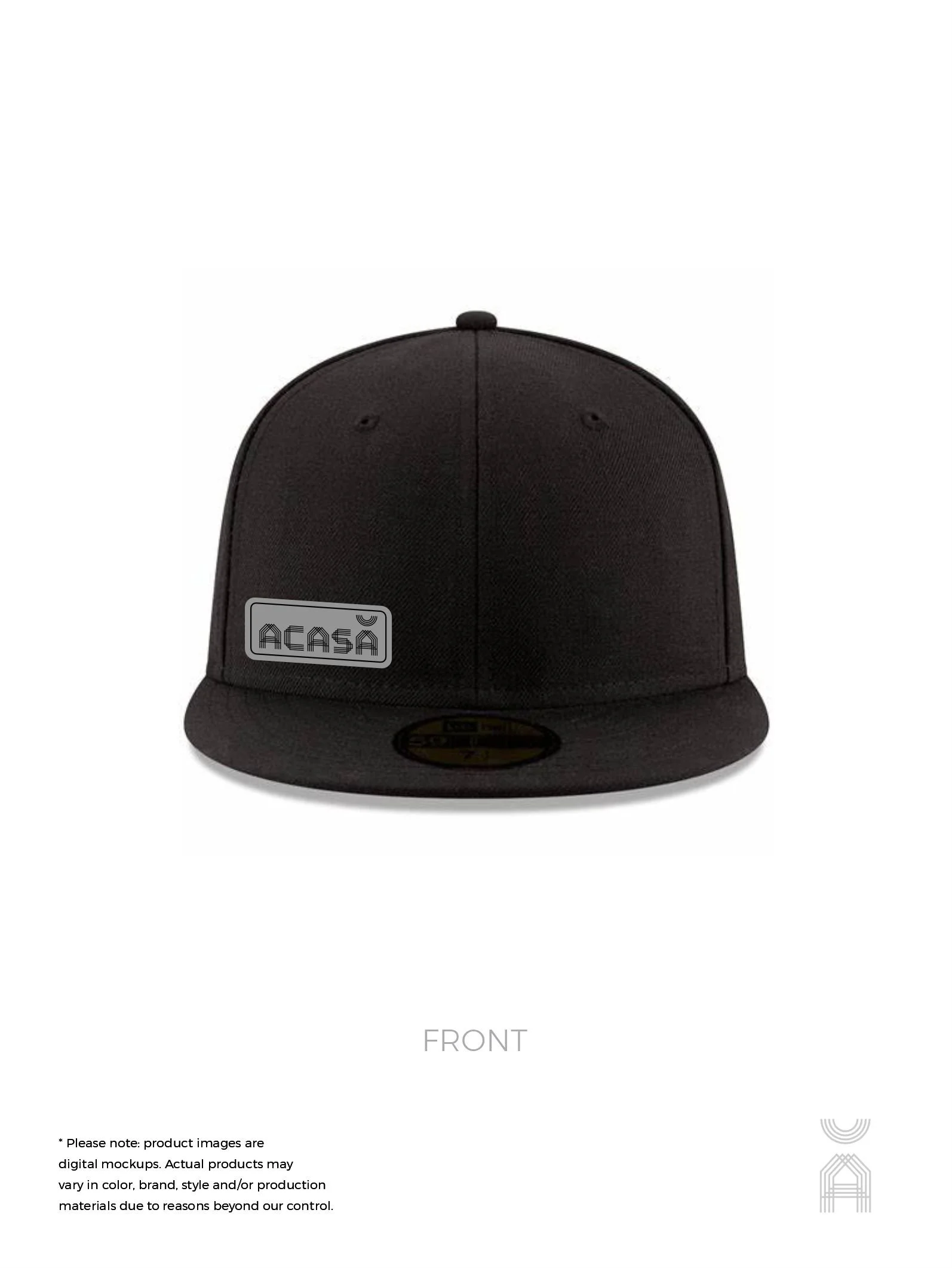 ACASA (No Reunion) New Era® Flat Bill Snapback Cap | Black | Unisex