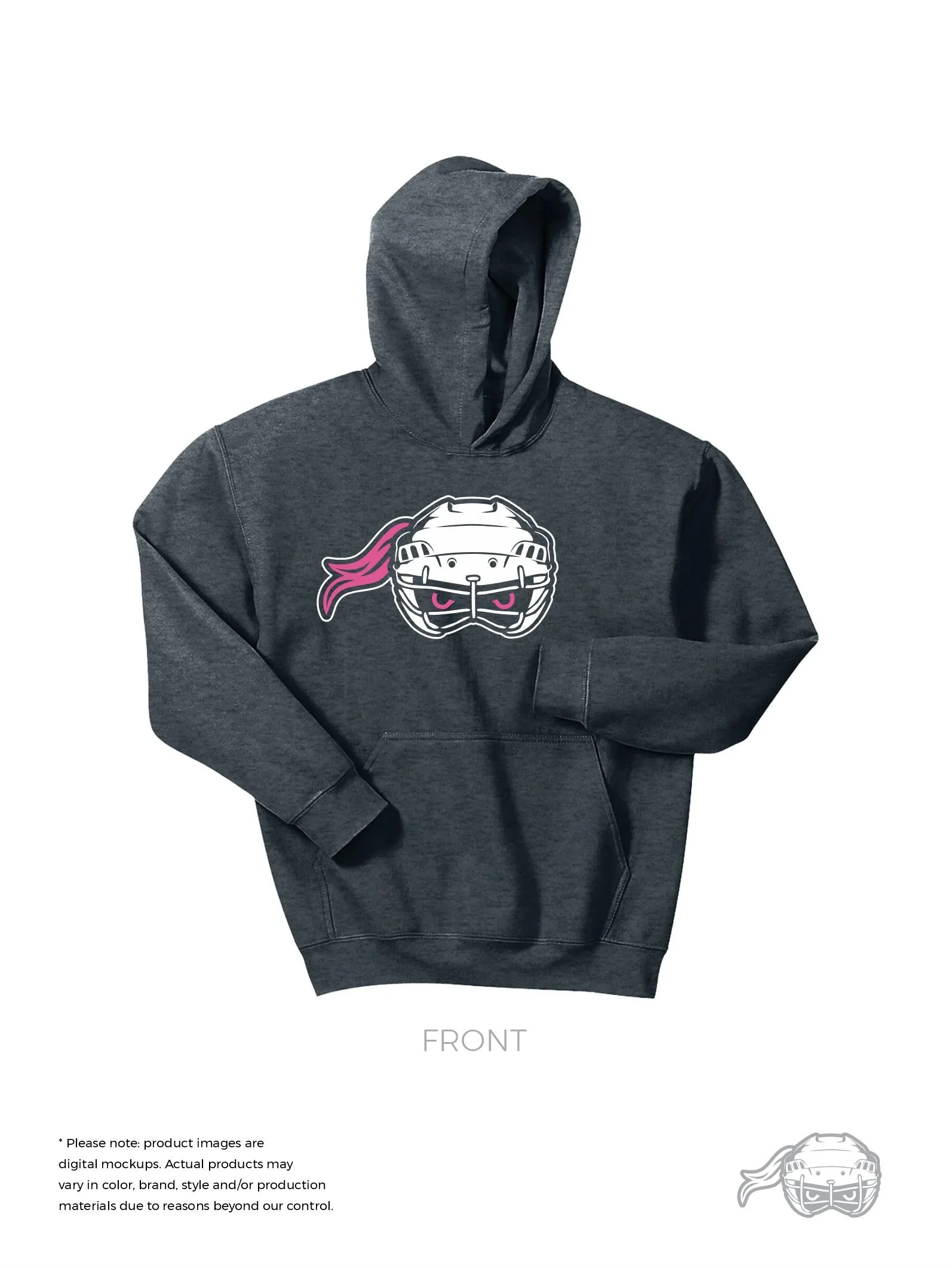 Ringette Girl Hoodie | Charcoal  | Unisex