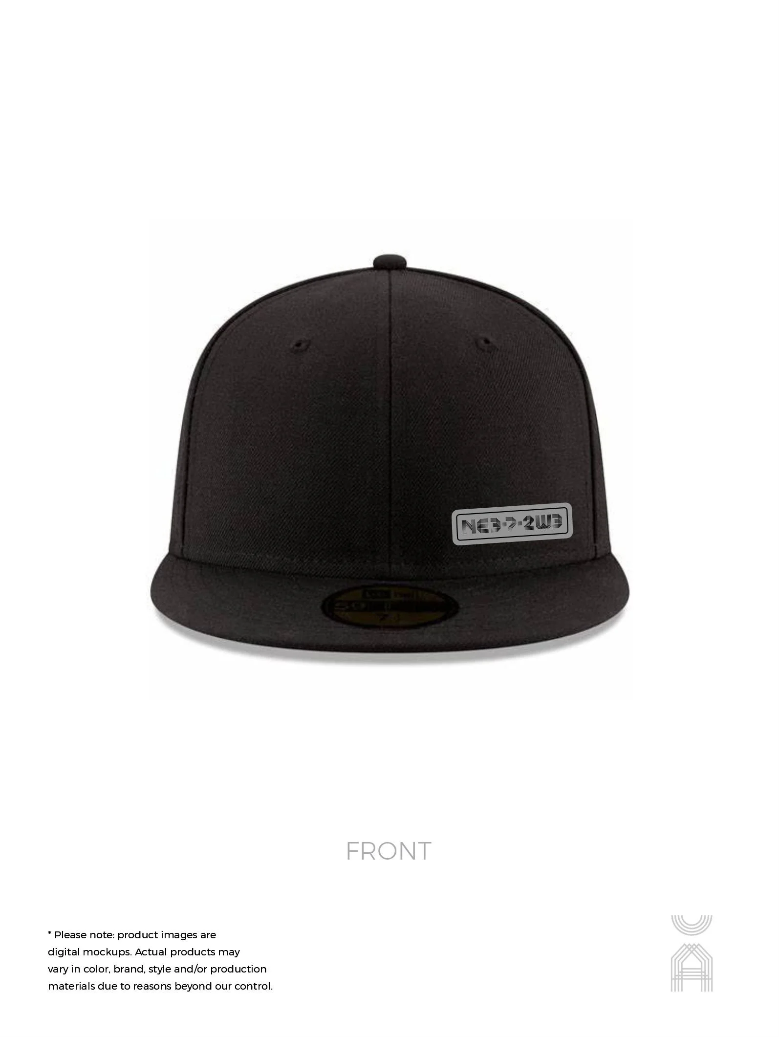 LAND LOCATION New Era® Flat Bill Snapback Cap | Black | Unisex