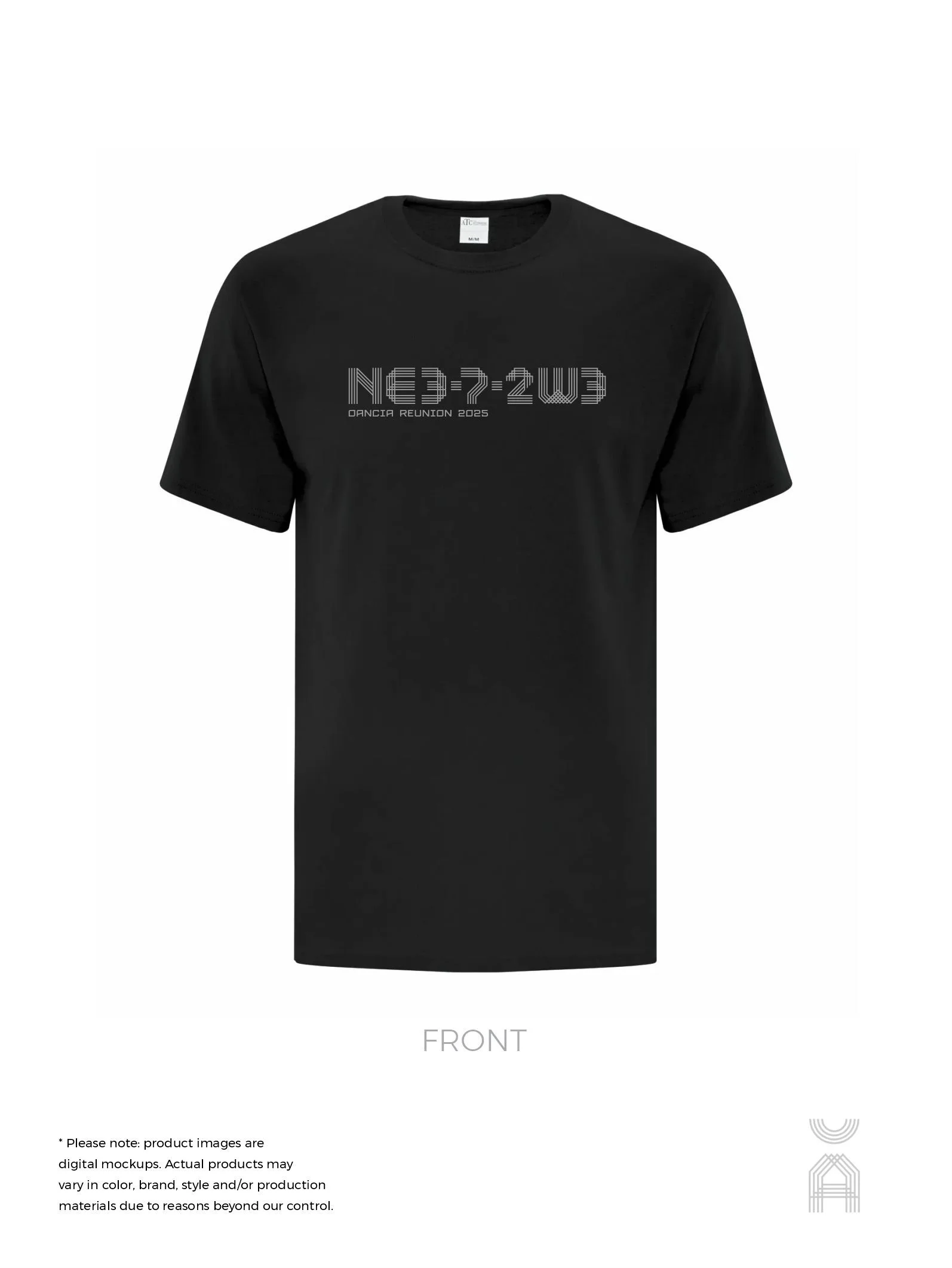 LAND LOCATION Tee | Black | Unisex