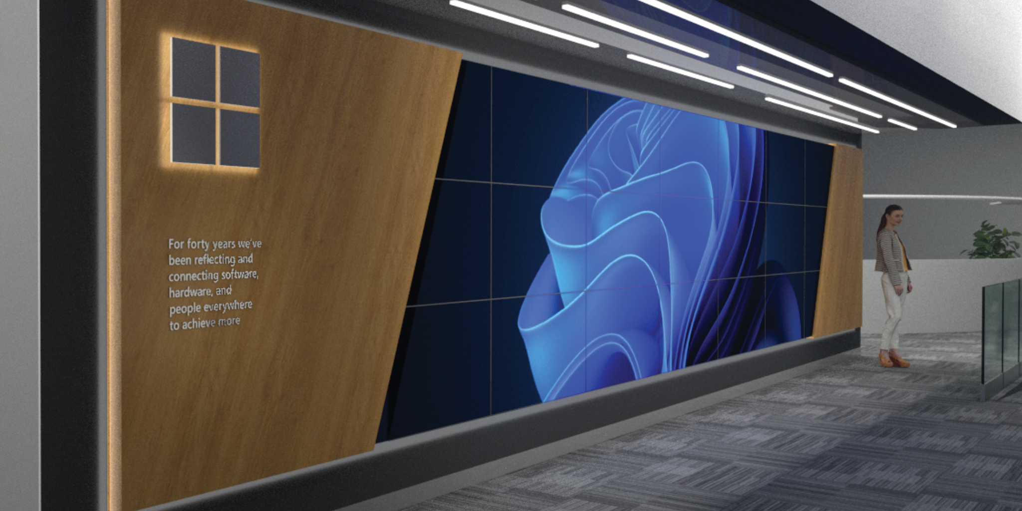 MICROSOFT DEVICES // INTERACTIVE WALL