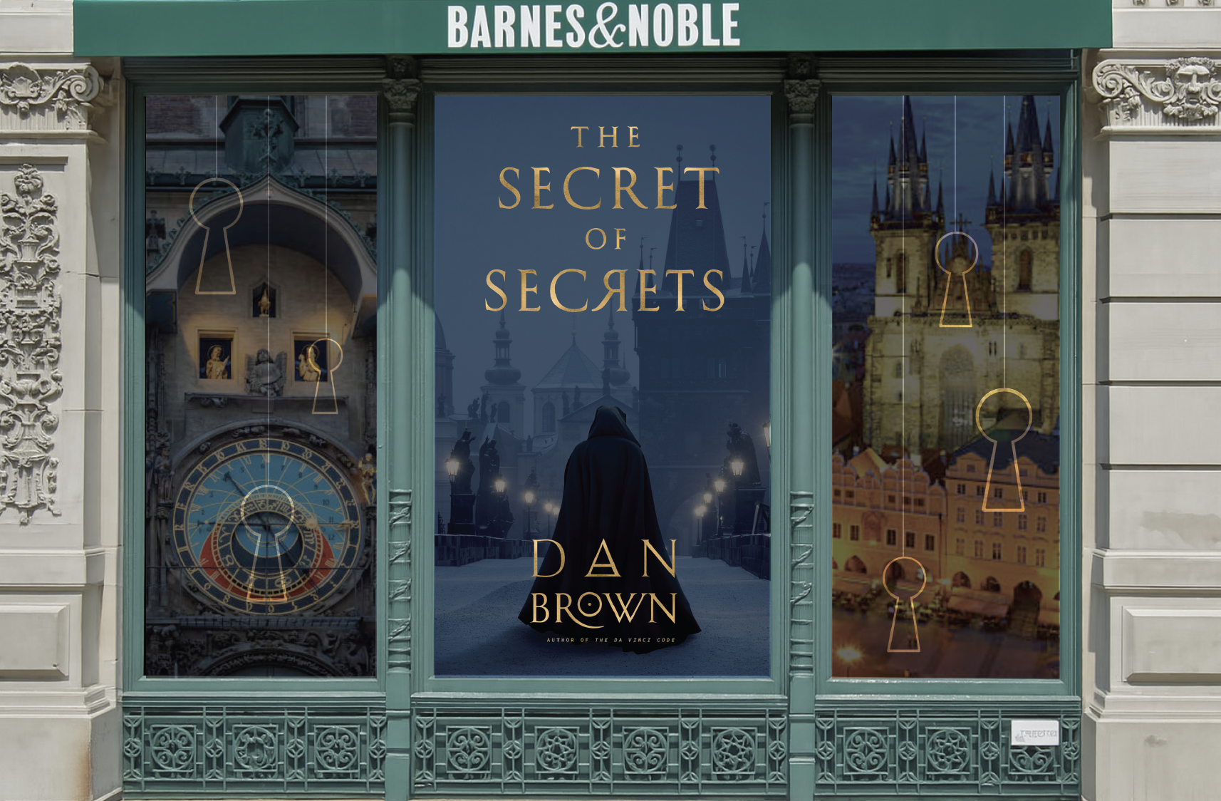 DAN BROWN, RANDOM HOUSE // WINDOW DISPLAY