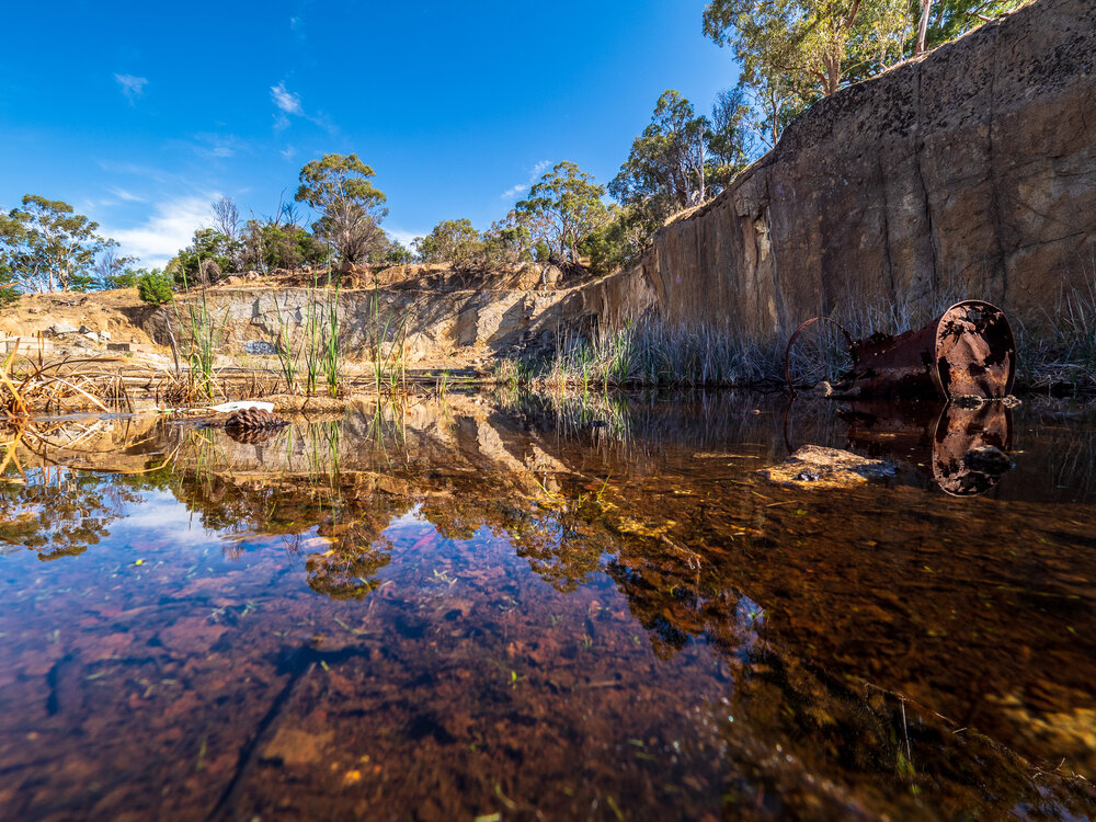  Reflections at lower quarry 