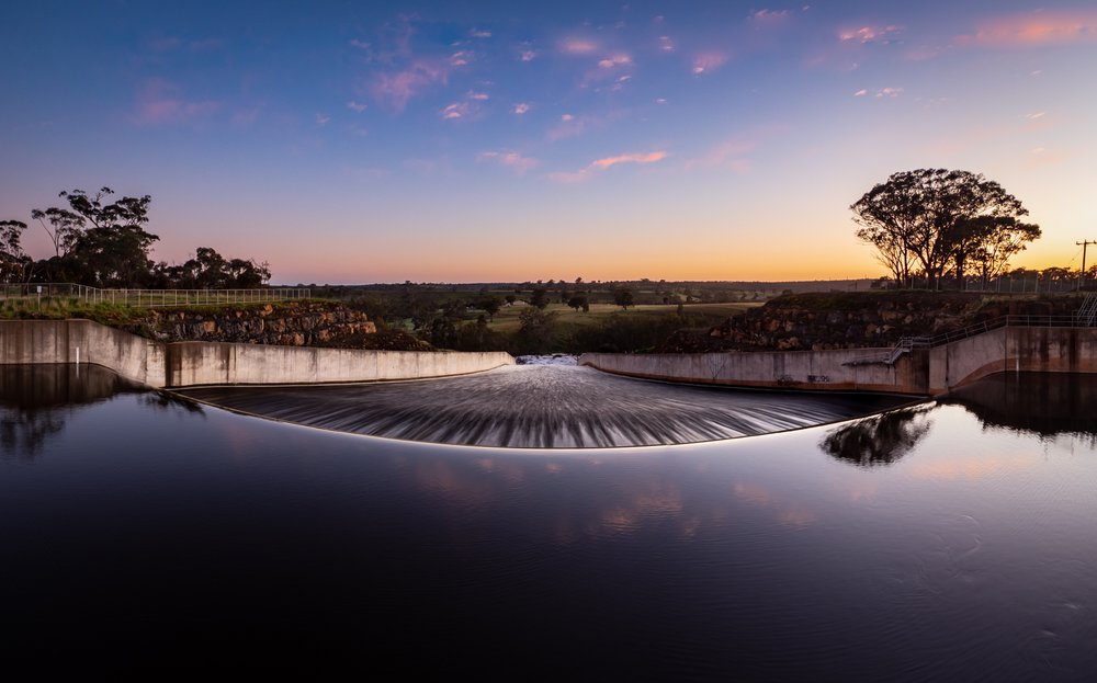  Sunrise at the spillway 