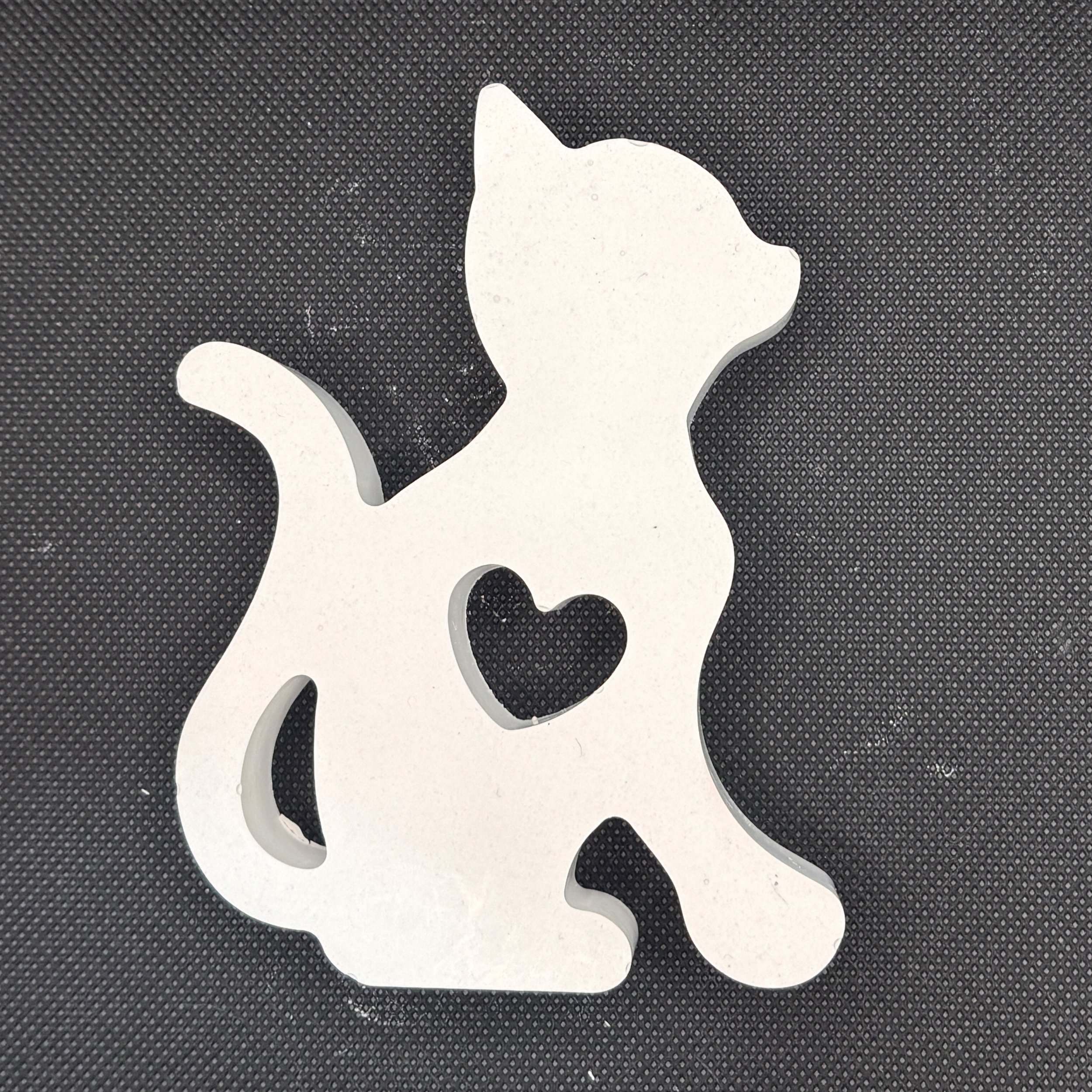 Figura decorativa de gato de yeso para pintar – CREAX Costa Rica