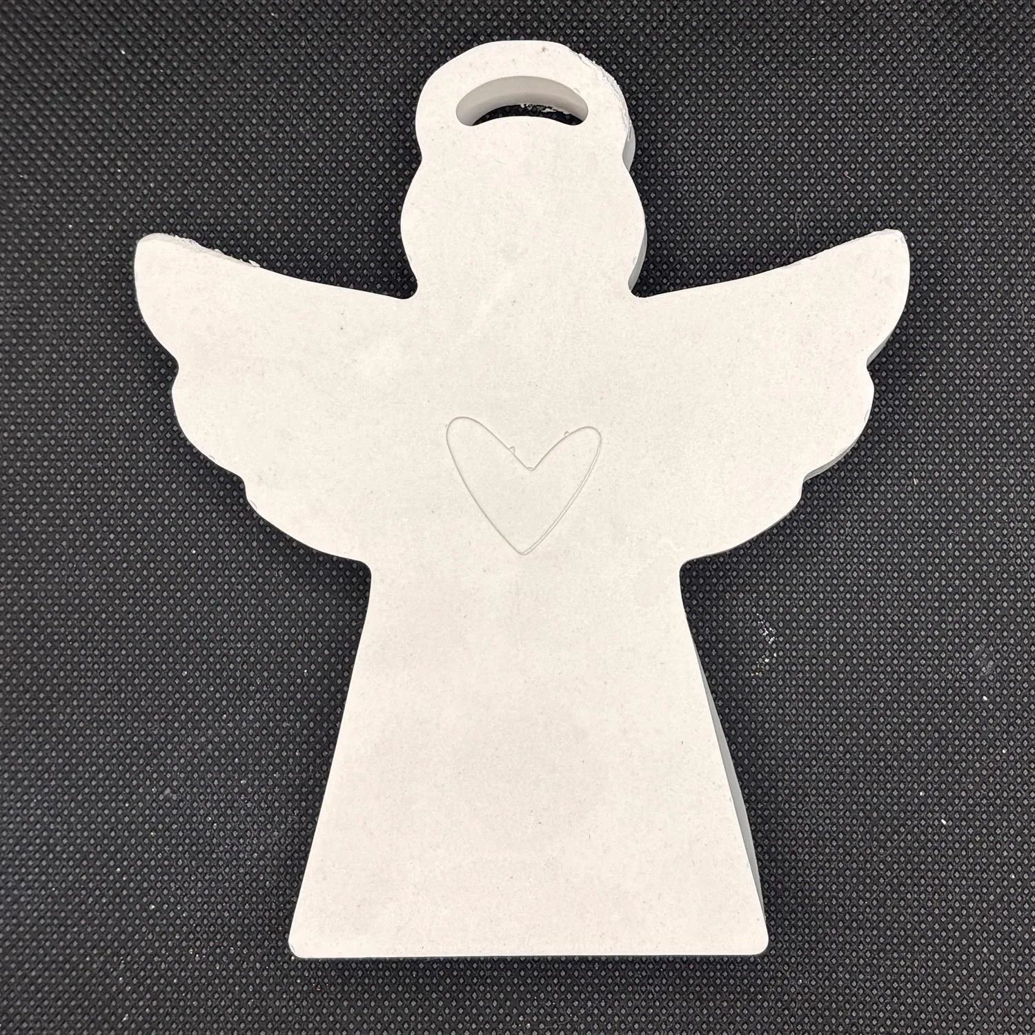 Figura de yeso de ángel para pintar, estilo 2. Consultá sus medidas al realizar tu pedido.