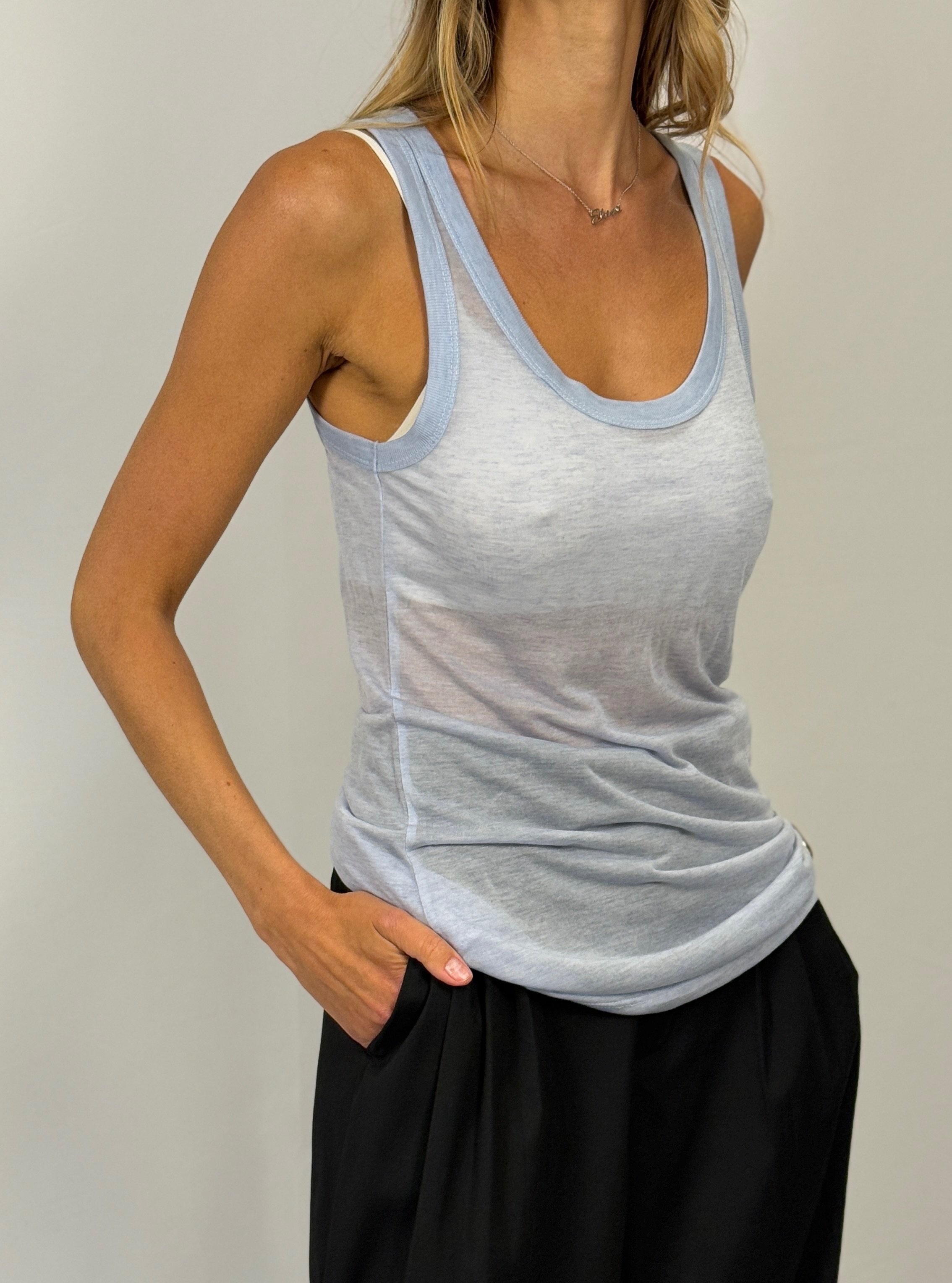 Blue Lightweight Top Shirt