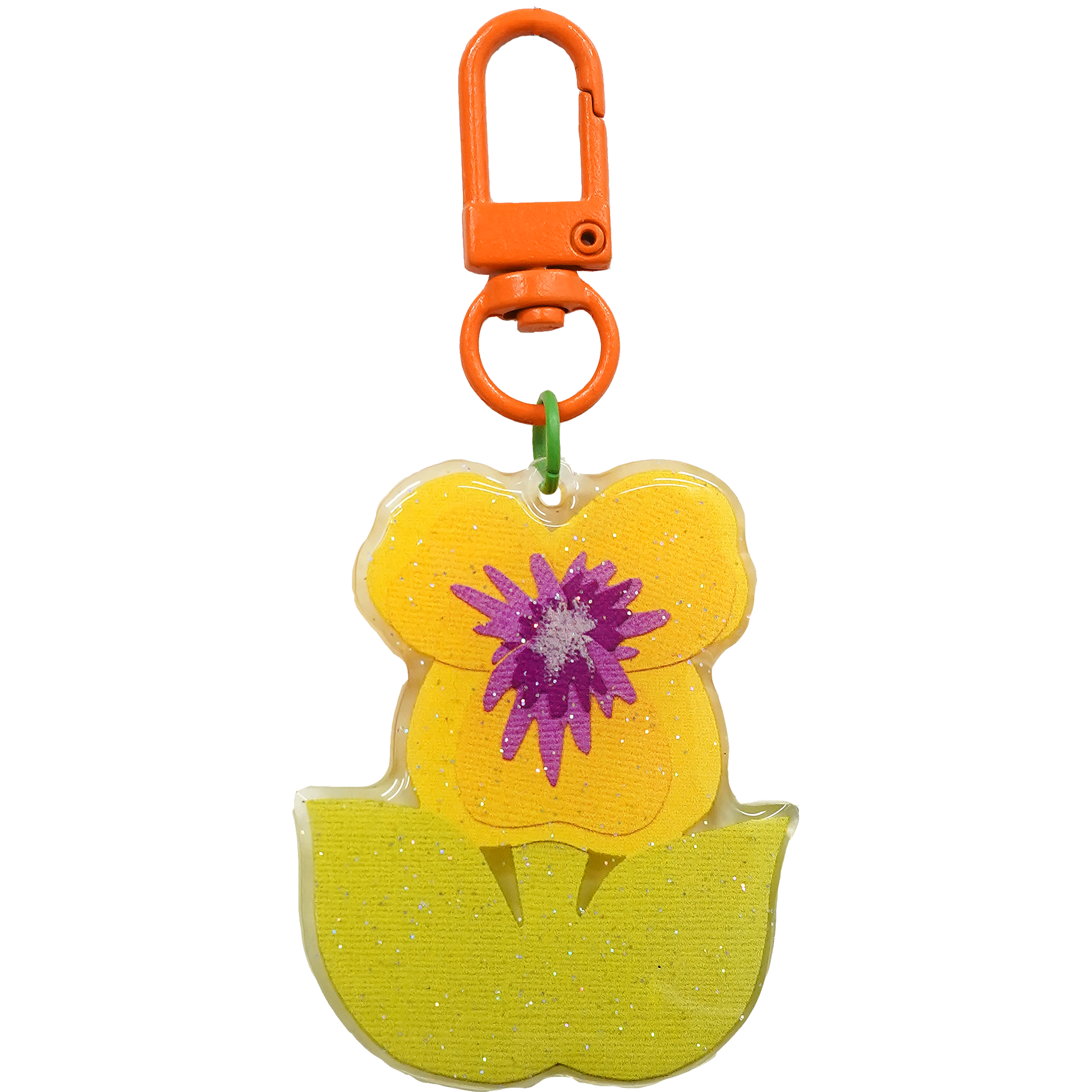 Pansy Bag Charm