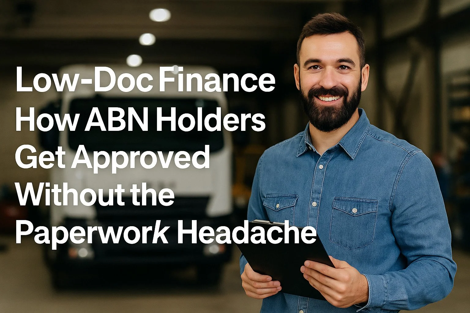 Low-Doc Car Loans: How ABN Holders Get Approved Without the Paperwork Headache
