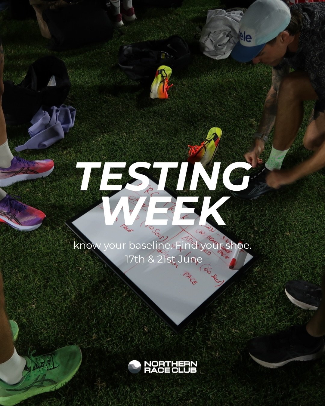 Next we&rsquo;re we&rsquo;re testing our fitness and what&rsquo;s on our feet. Track on Wednesday will be an opportunity to do a threshold test, with beginner and advanced options. Then on Sunday it&rsquo;s time to test your race shoes with an @asics