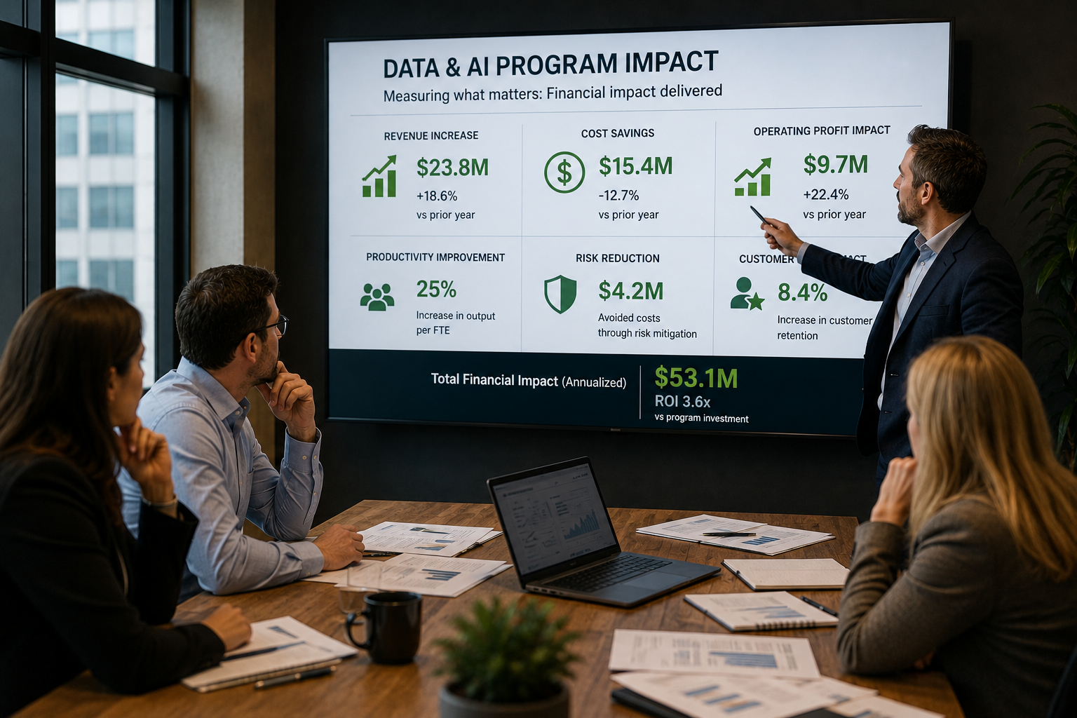 Measure Impact, Not Activity for a Successful Data and AI Program