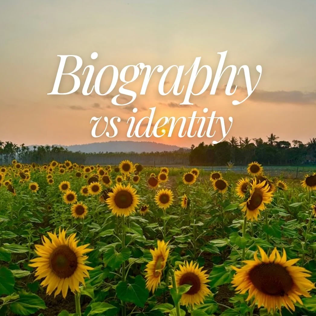 &ldquo;Your identity is not equivalent to your biography -  there is a place in you where you have never been wounded, where there&rsquo;s still a sureness in you, where there&rsquo;s a seamlessness in you, and where there is a confidence and tranqui