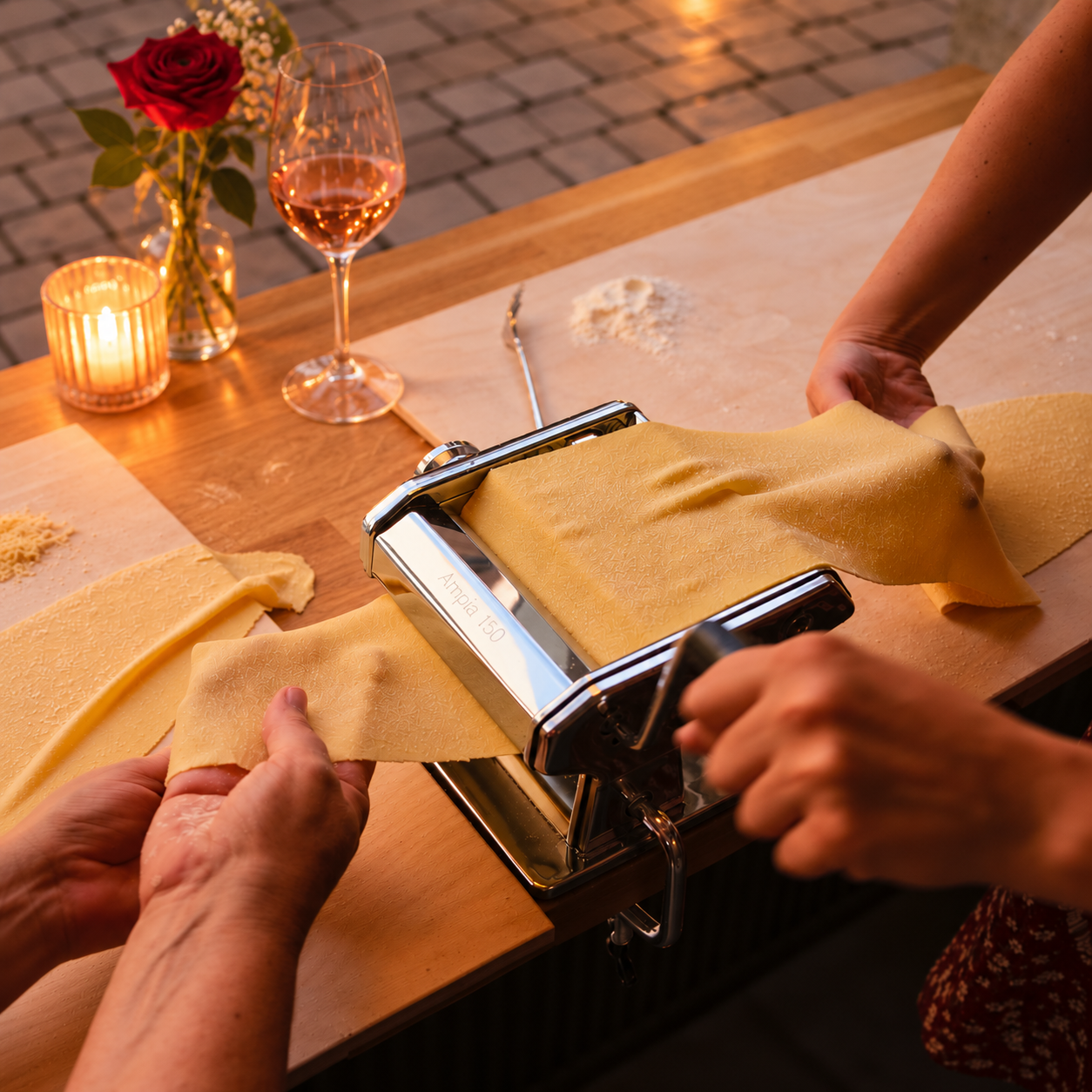 “Be My Valentine” PAsta-Workshop für Paare (inkl. 4-Gänge-Menü)