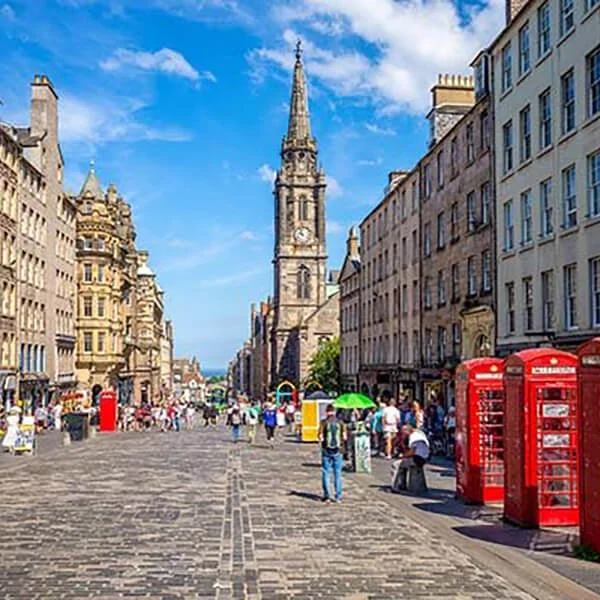 The Royal Mile Old Town Edinburgh