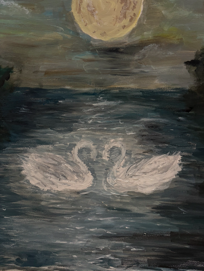 Selin Erkilic Painting Swan Lake 2.png