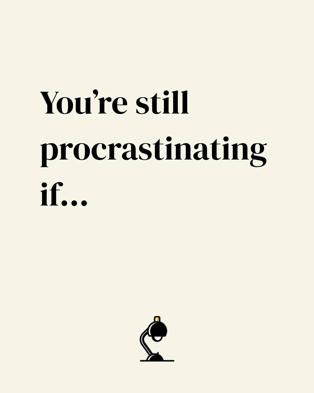 A bit of tough love for the student community today. You know when you need it 🤓