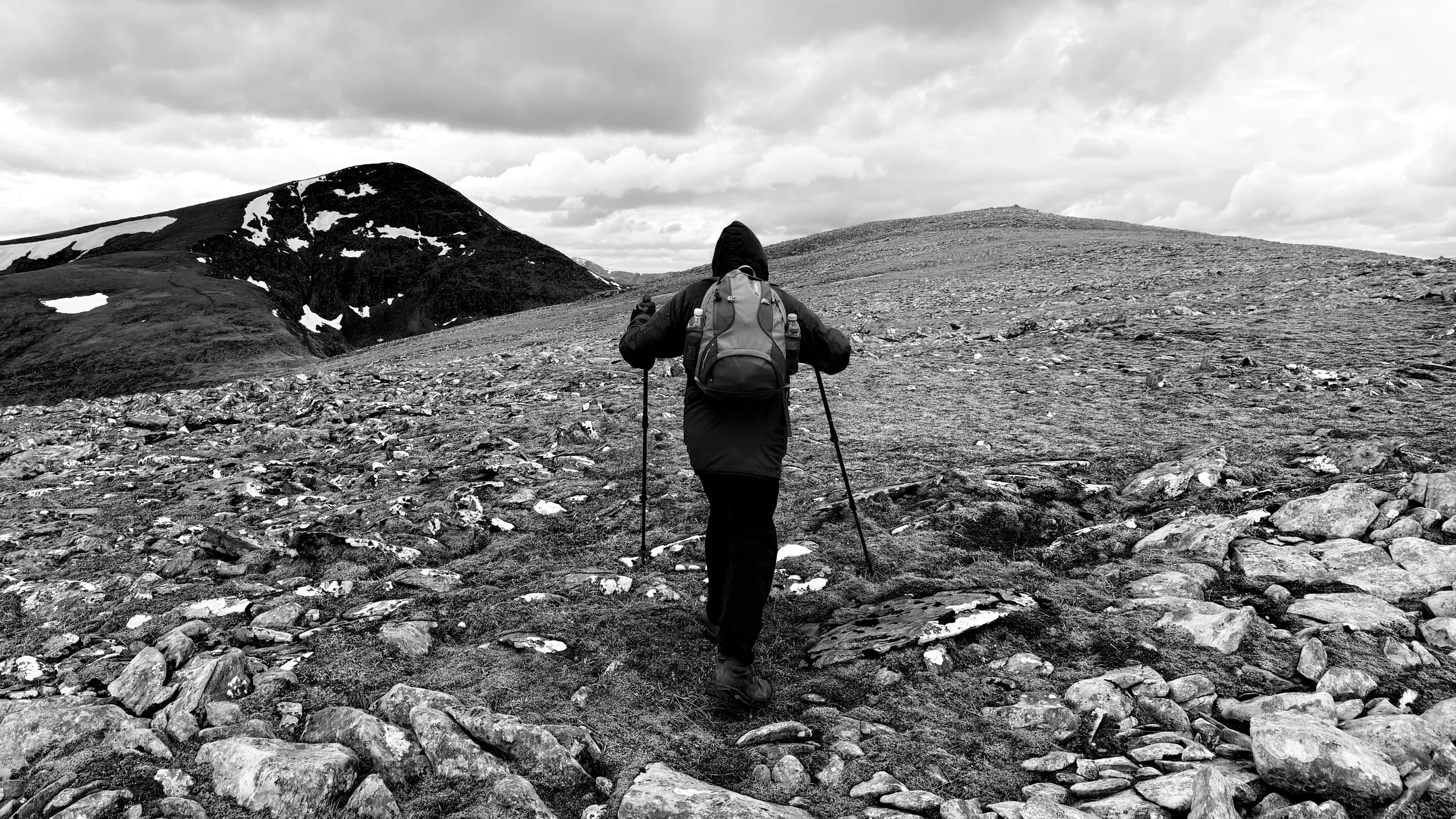 Ascending Beinn Liath Mhòr Fannaich