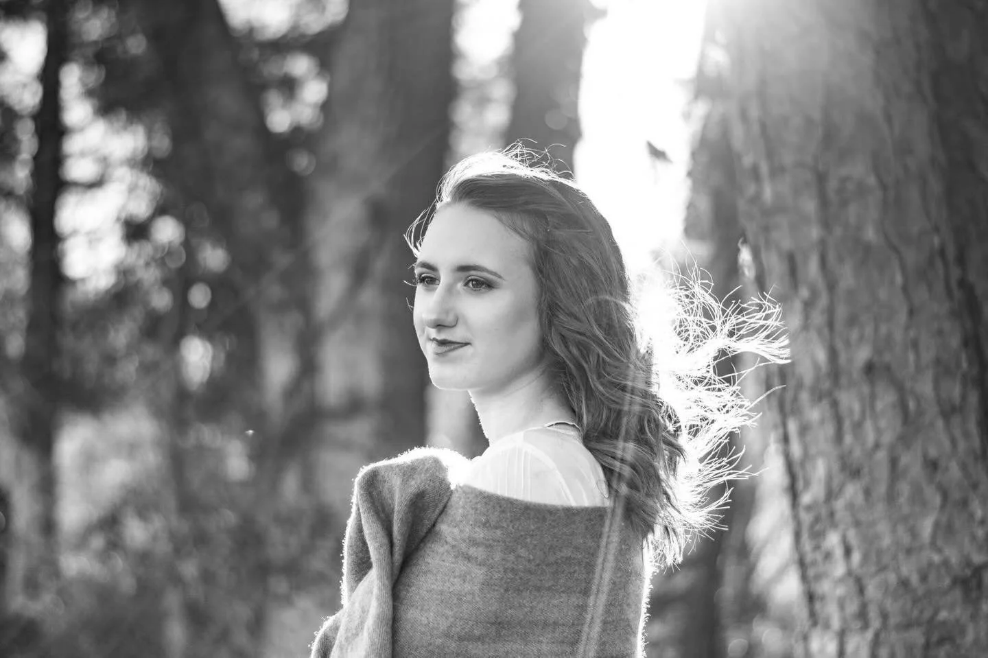 Throwing it back to one of my all-time favorite captures of my little sister - the sun rays, glow, and bokeh are all au naturel, with just a few lighting tweaks and a classic black and white finish. 

📸I'm sure many self-taught photographers can rel