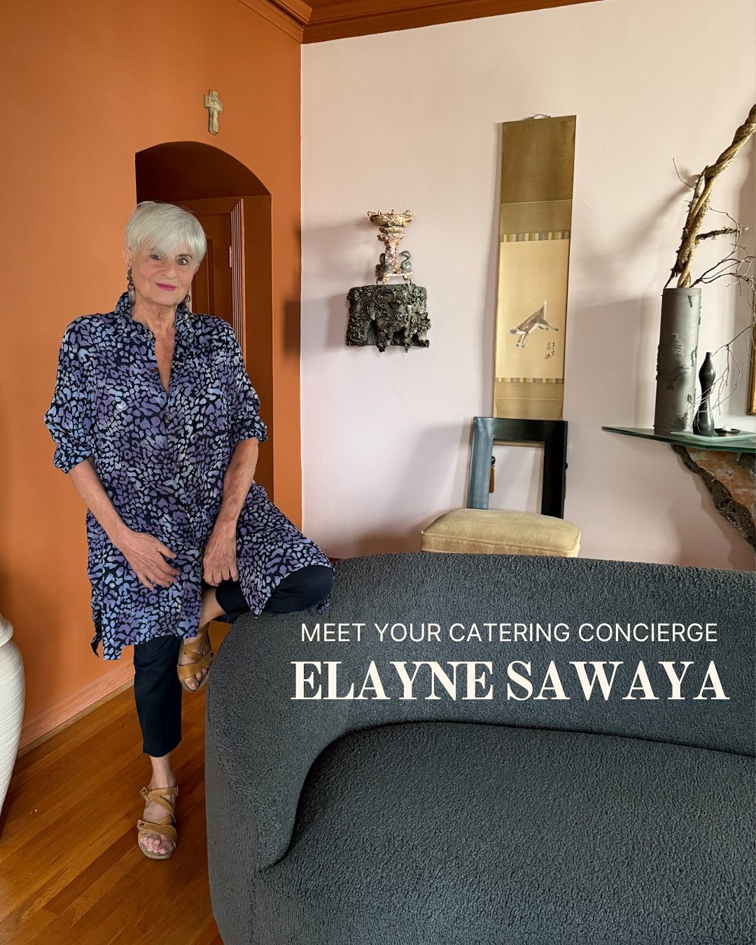 A personal share, a photo of me in my home because so much of what I love&hellip;. art and design influences my eye, intuition, and care for helping you to create an incredible experience by matching you to the perfect Caterer or Chef partner. 

Whil
