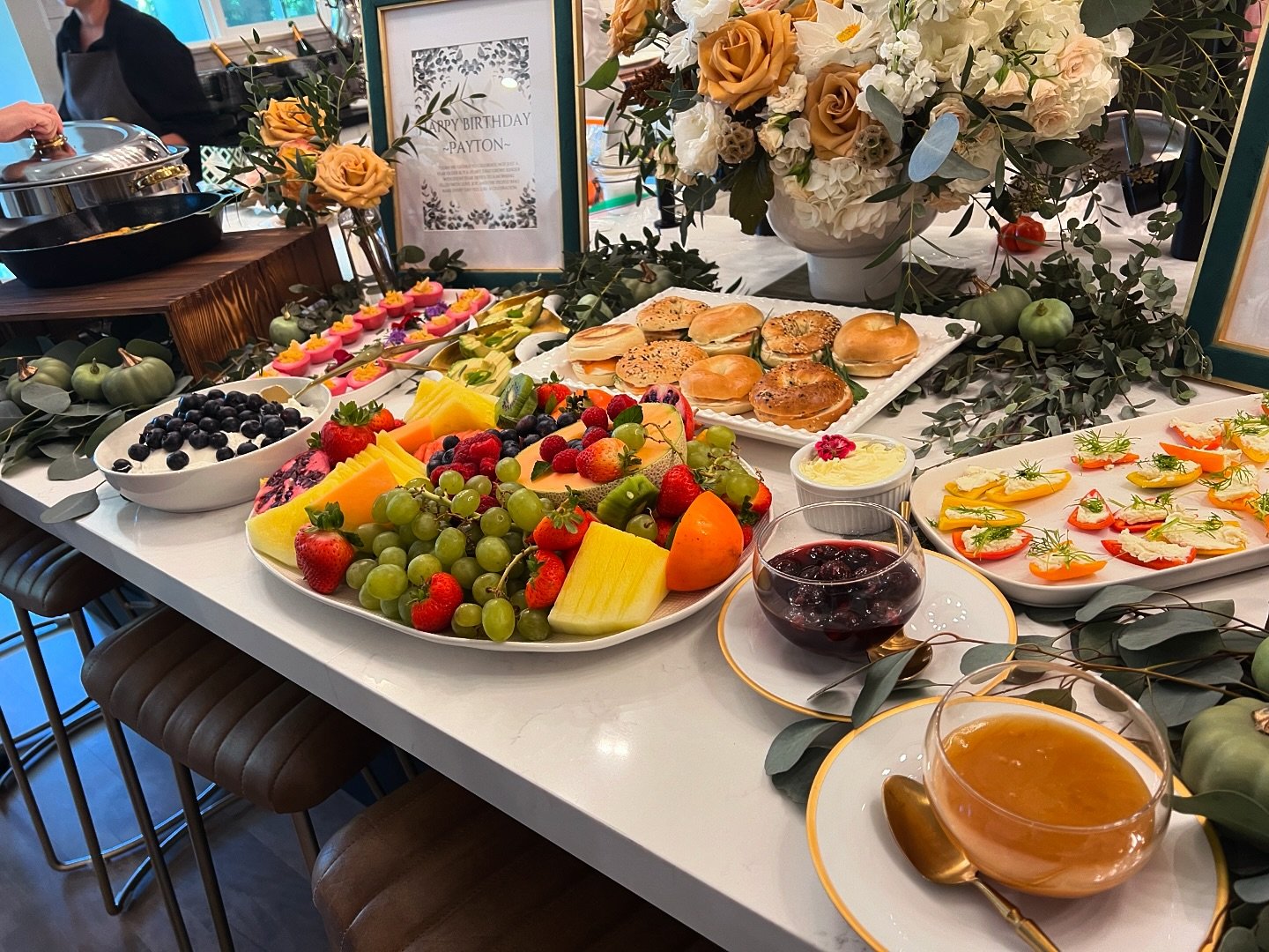 Buffets while often more of a casual approach to the food element of an event can be elegant, fun, and appropriate for any time of the day. Let me find the perfect caterer for your vision and budget.