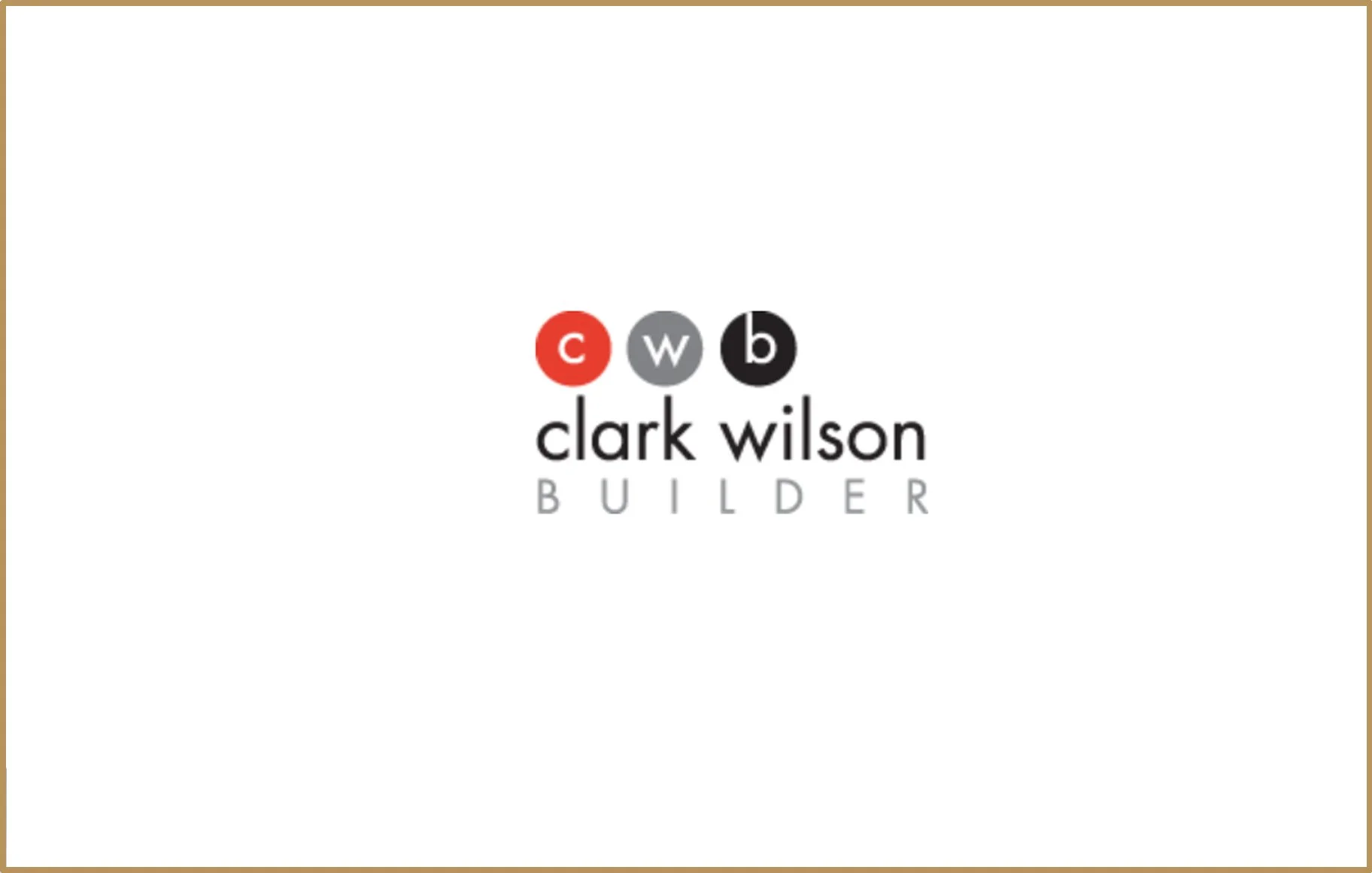Clark Wilson Builder - Silver Sponsor