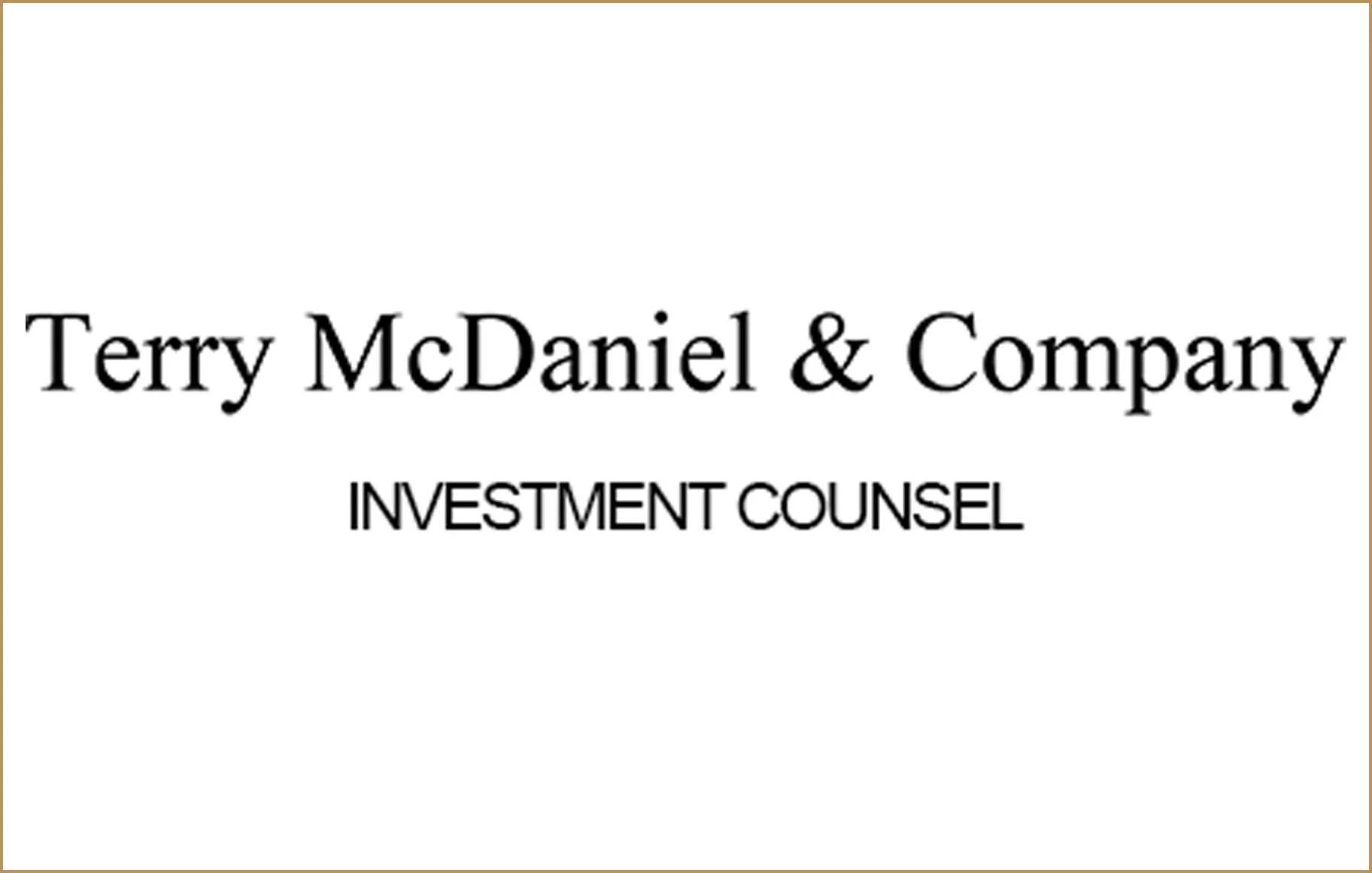 Terry McDaniel & Company - Gold Sponsor