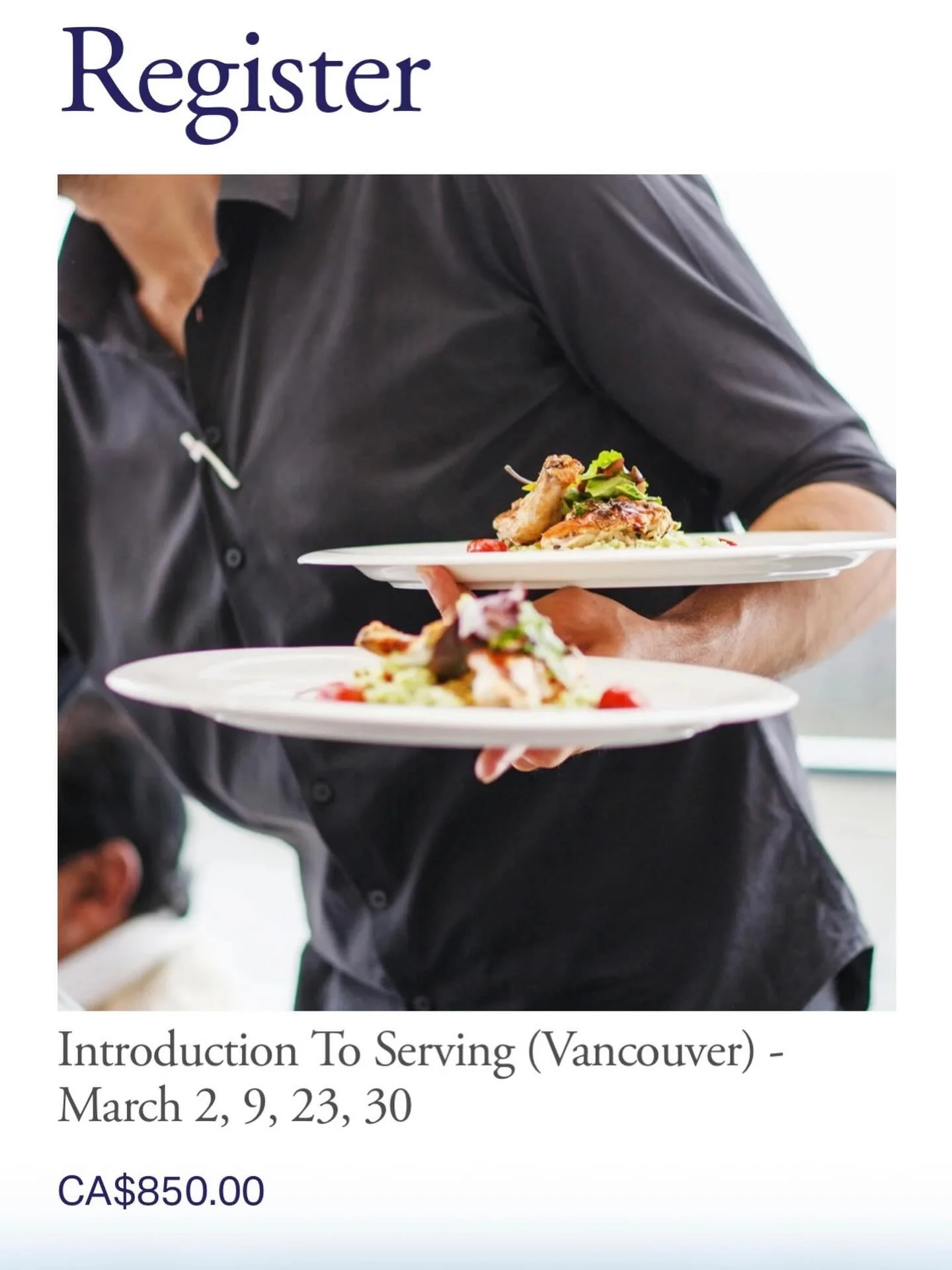 Sign up for our March course now. April dates are also posted on our website. Restaurants will start hiring soon, be ready!! Https://tipsacademybc.ca