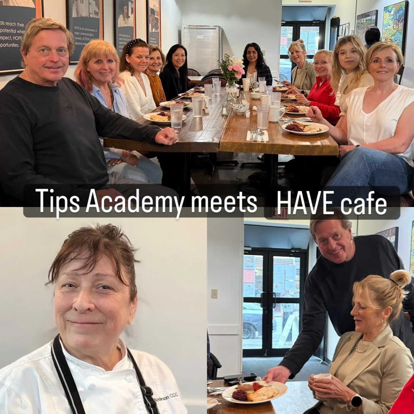 Today we had lunch at HAVE Caf&eacute; on East Pender.
This is an incredible organization that trains people who have experienced homelessness to earn their Red Seal certification, helping them find work and stay off the streets. It&rsquo;s a mission