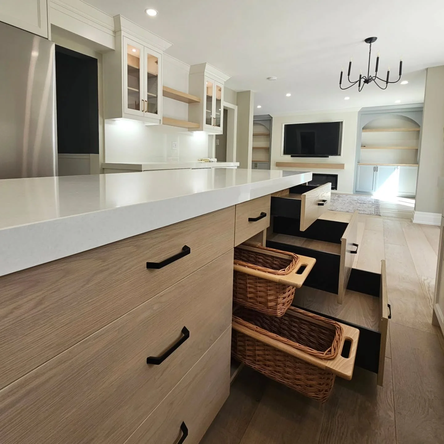 Custom millwork is what we do&mdash;start to finish. Every piece is hand-built in-house and goes through strict quality control before it ever reaches your home. No shortcuts&mdash;just one dedicated crew handling both the build and installation.

It