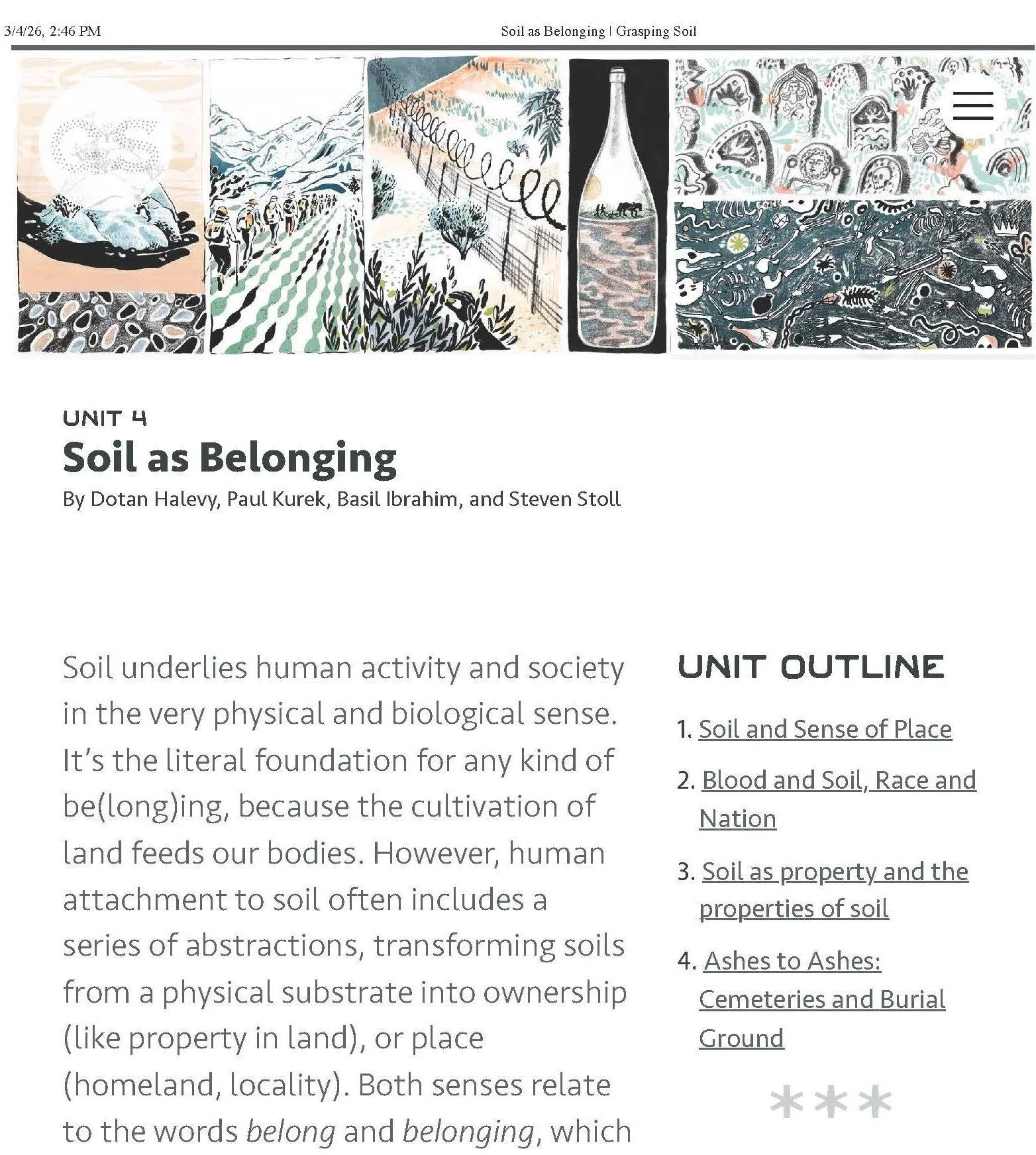 Soil as Belonging