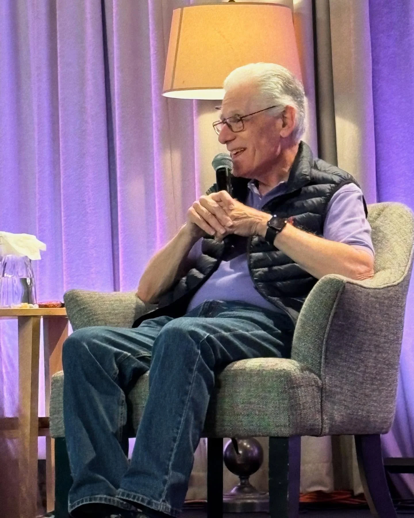 Last month, I attended @dr.brianweiss Brian Weiss&rsquo;s workshop at the @omegainstitute. People flew in from all over the world to hear his gentle loving messages and experience his guided regressions. It was really comforting to see and be a part 