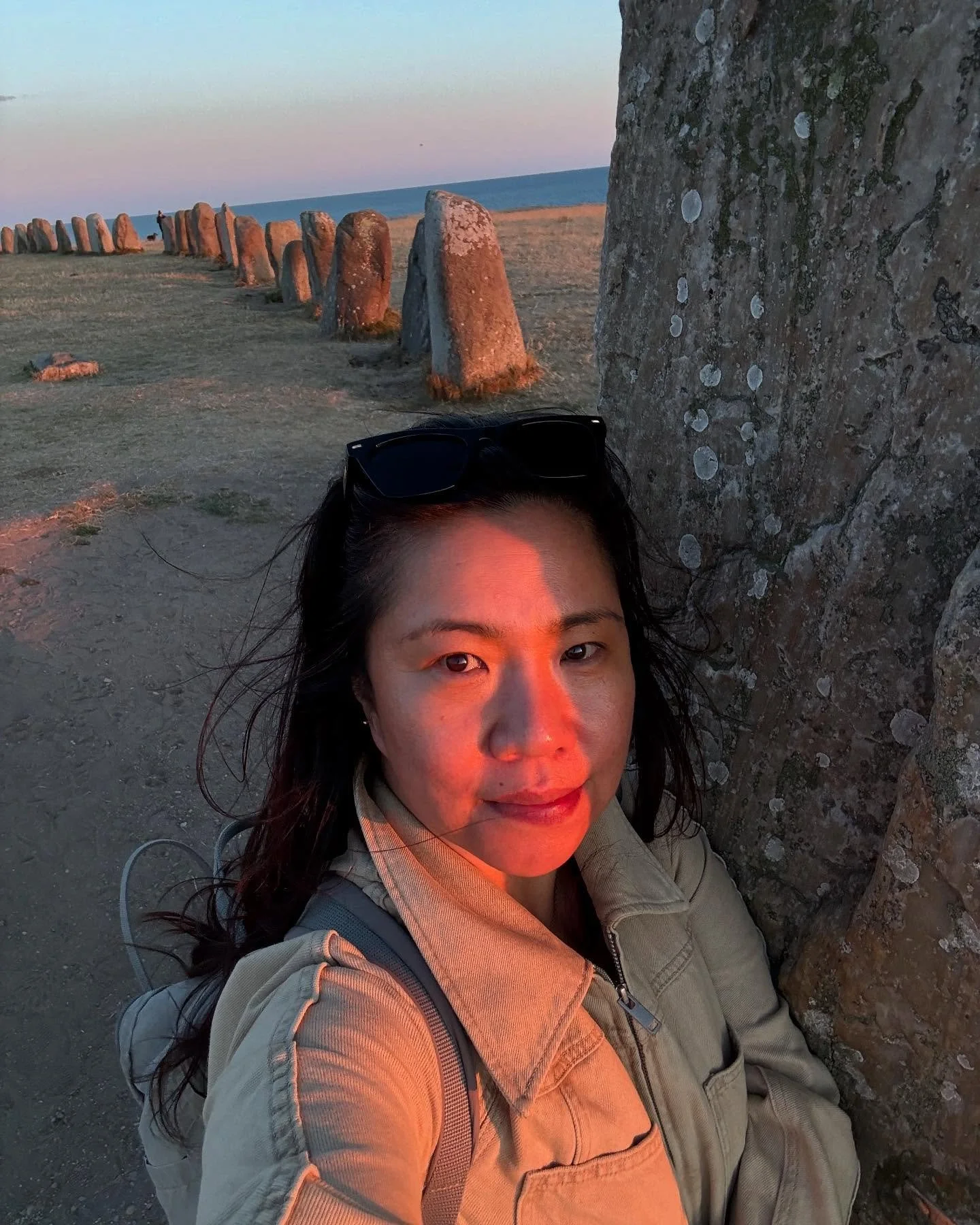 Completed 100th session 🎉 in Sweden this week and took a trip to this ancient site. Taking a short break to recharge and gather inspiration, organize notes which is so important for my creative process. A lot to unpack!

#soulstoriesproject 
#questf