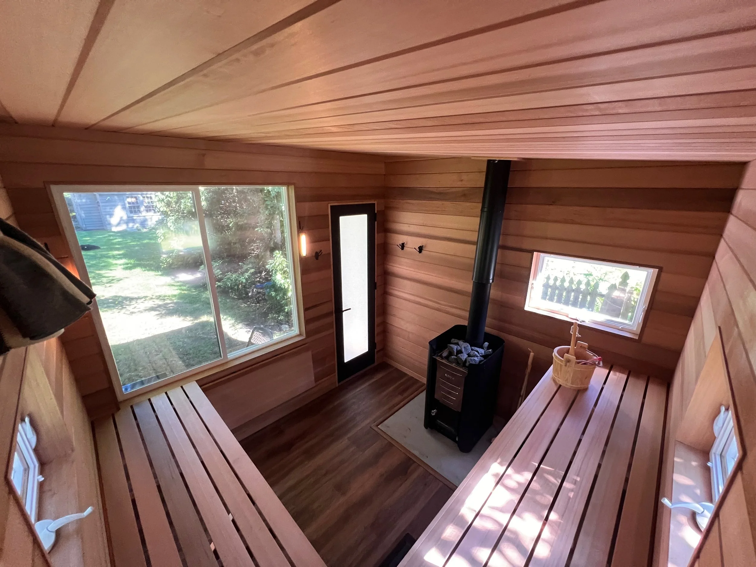 CEDAR WOOD SAUNA