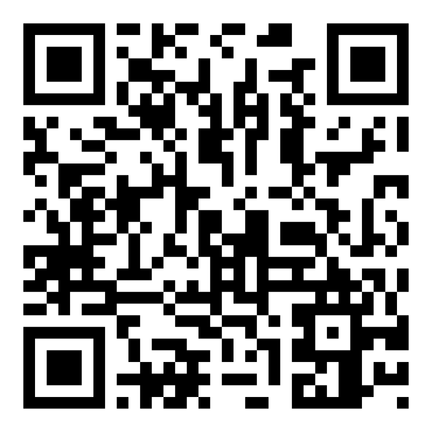 A QR code that can be scanned with a smartphone to access a class scheduling app.