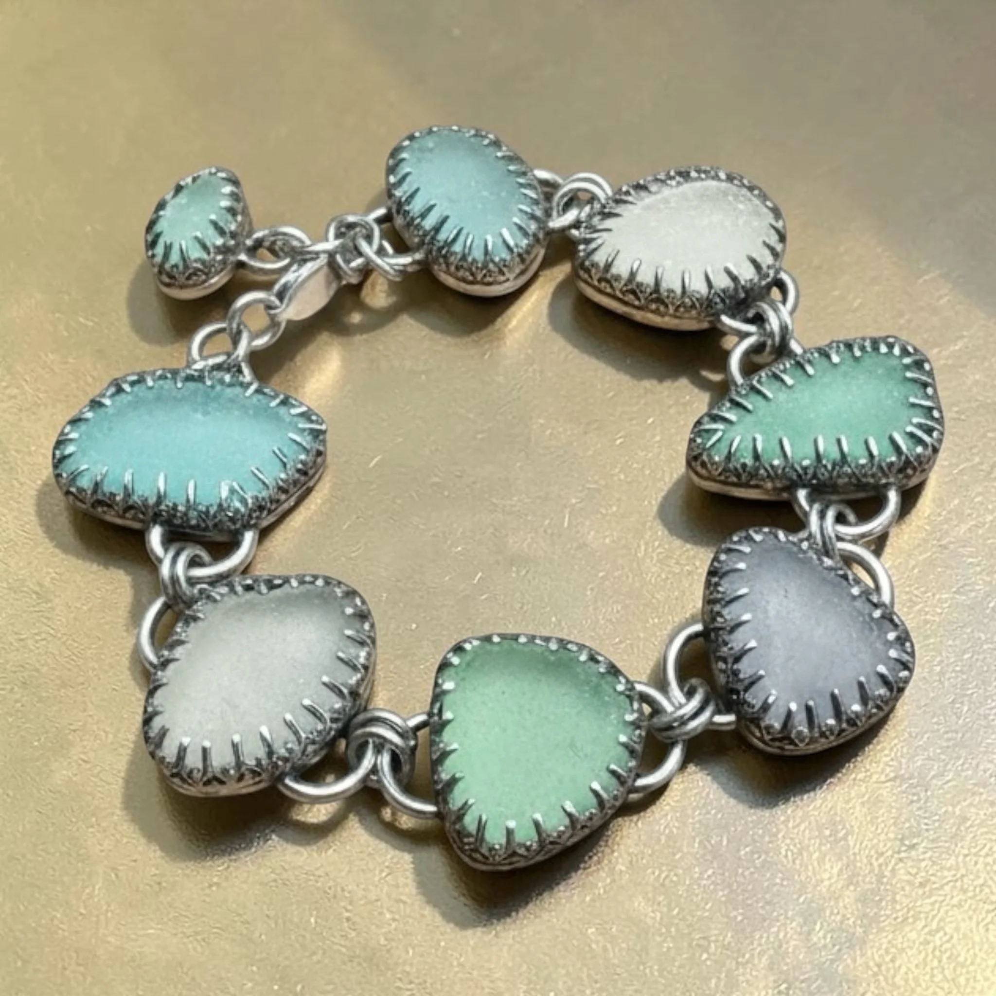 Pastel Sea Glass Bracelet