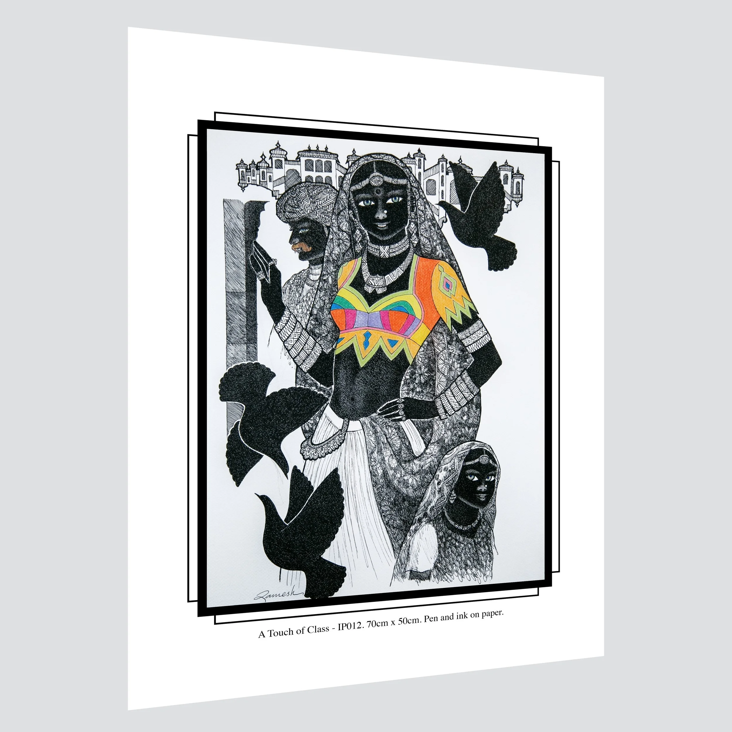 IP012 - A Touch of Class Postcard Print