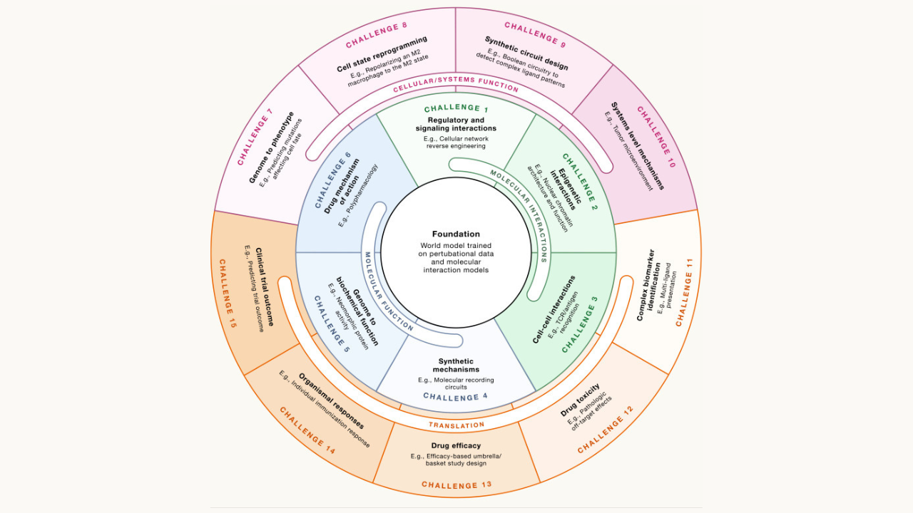 Fifteen Challenges for Generative AI in Cell Biology