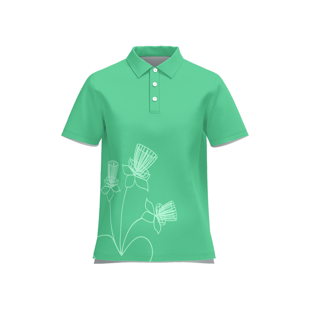 Women's Disc Golf Polo - Eco-Friendly Comfort Meets Performance Style