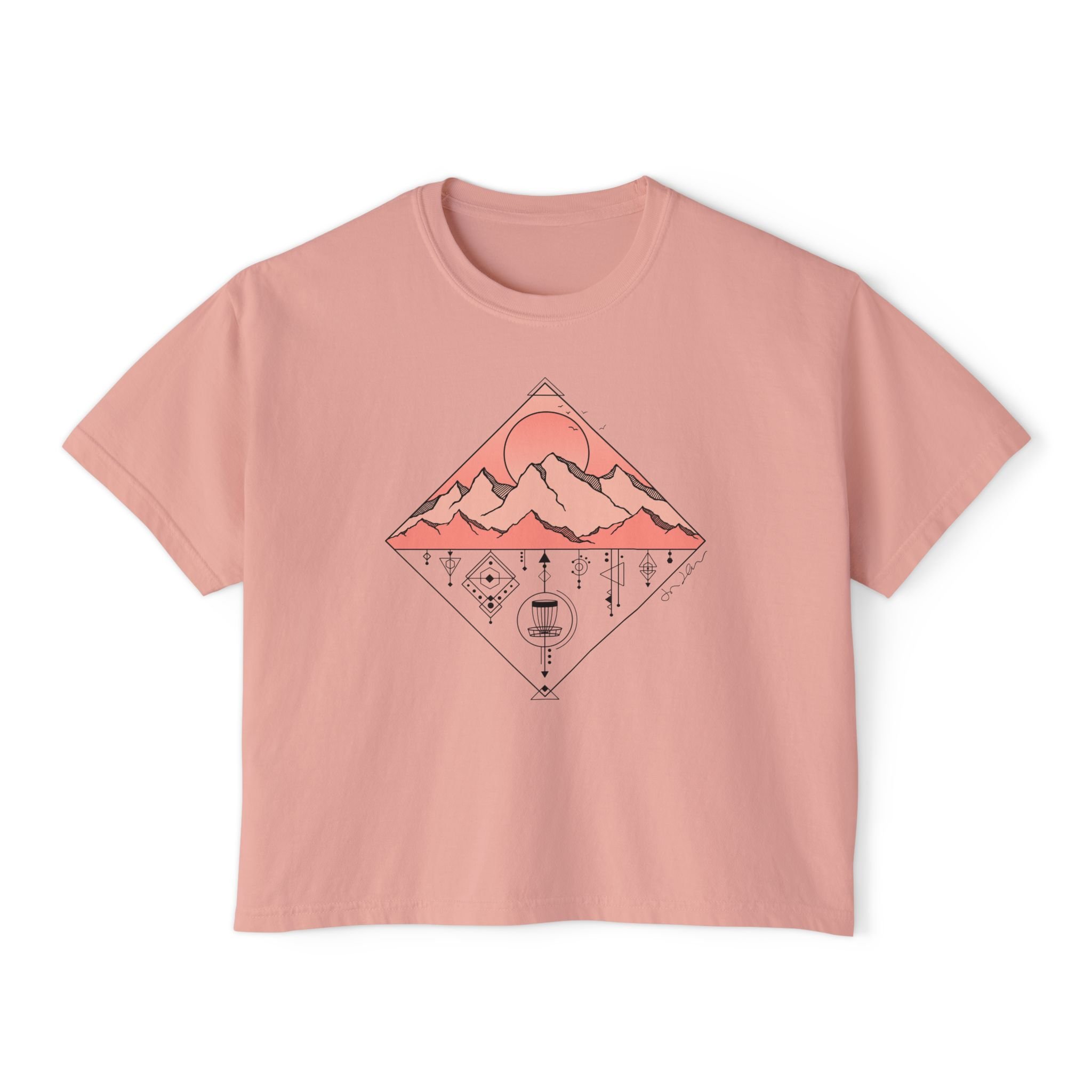 Alpine Horizon Graphic Boxy Tee - Jessica Jaklich