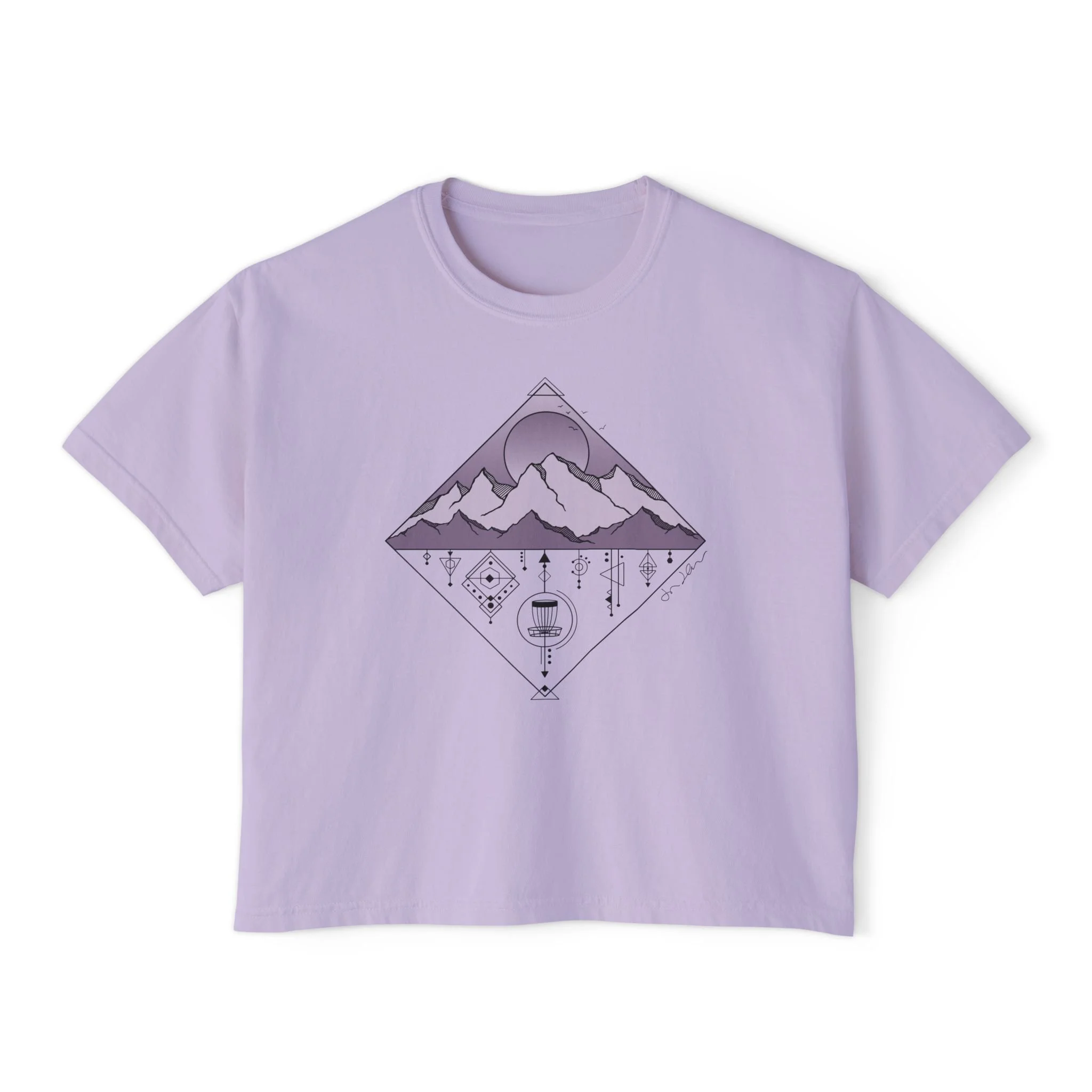 Alpine Horizon Graphic Boxy Tee - Jessica Jaklich