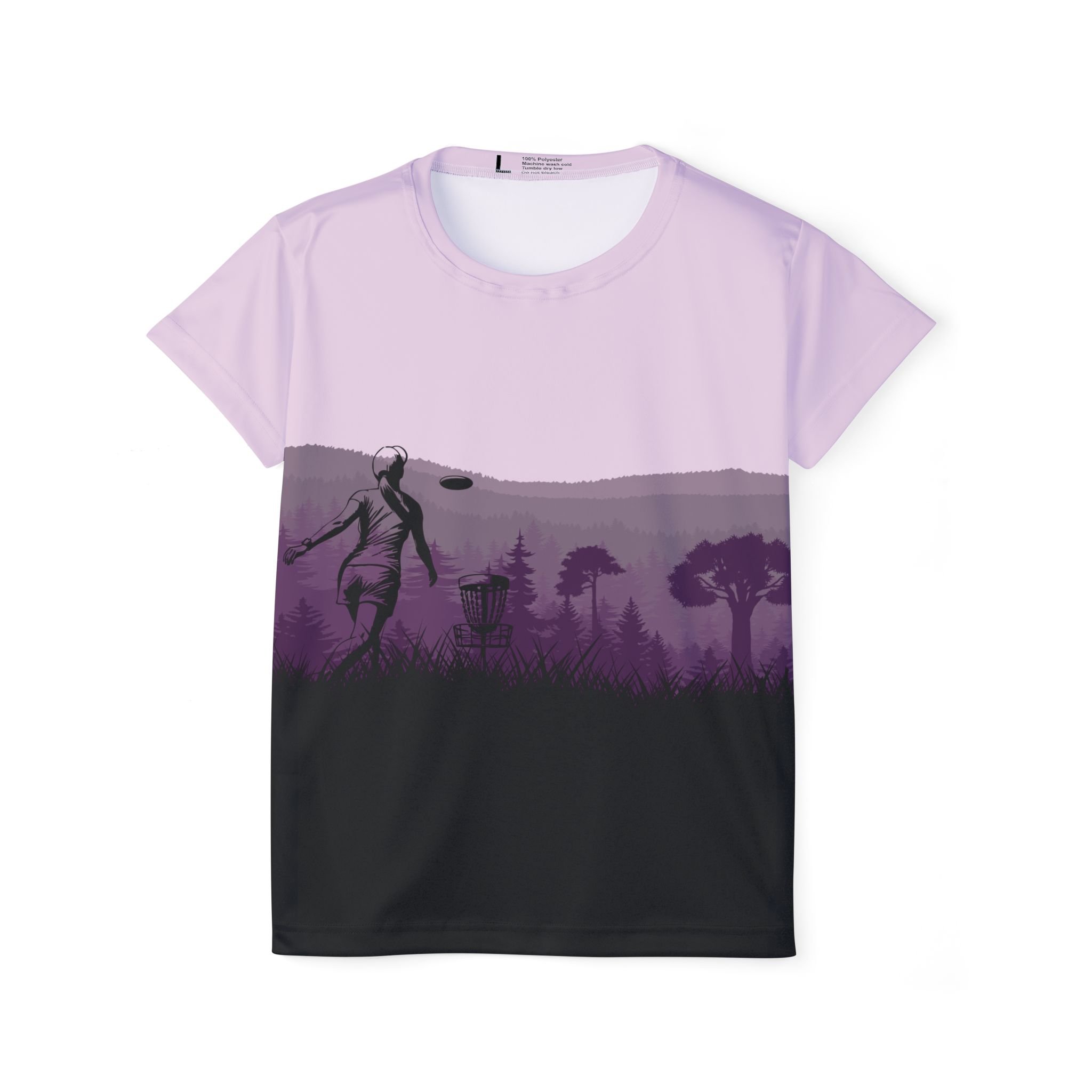 Disc Golf Putting in the Forest Pattern | Performance Disc Golf Jersey